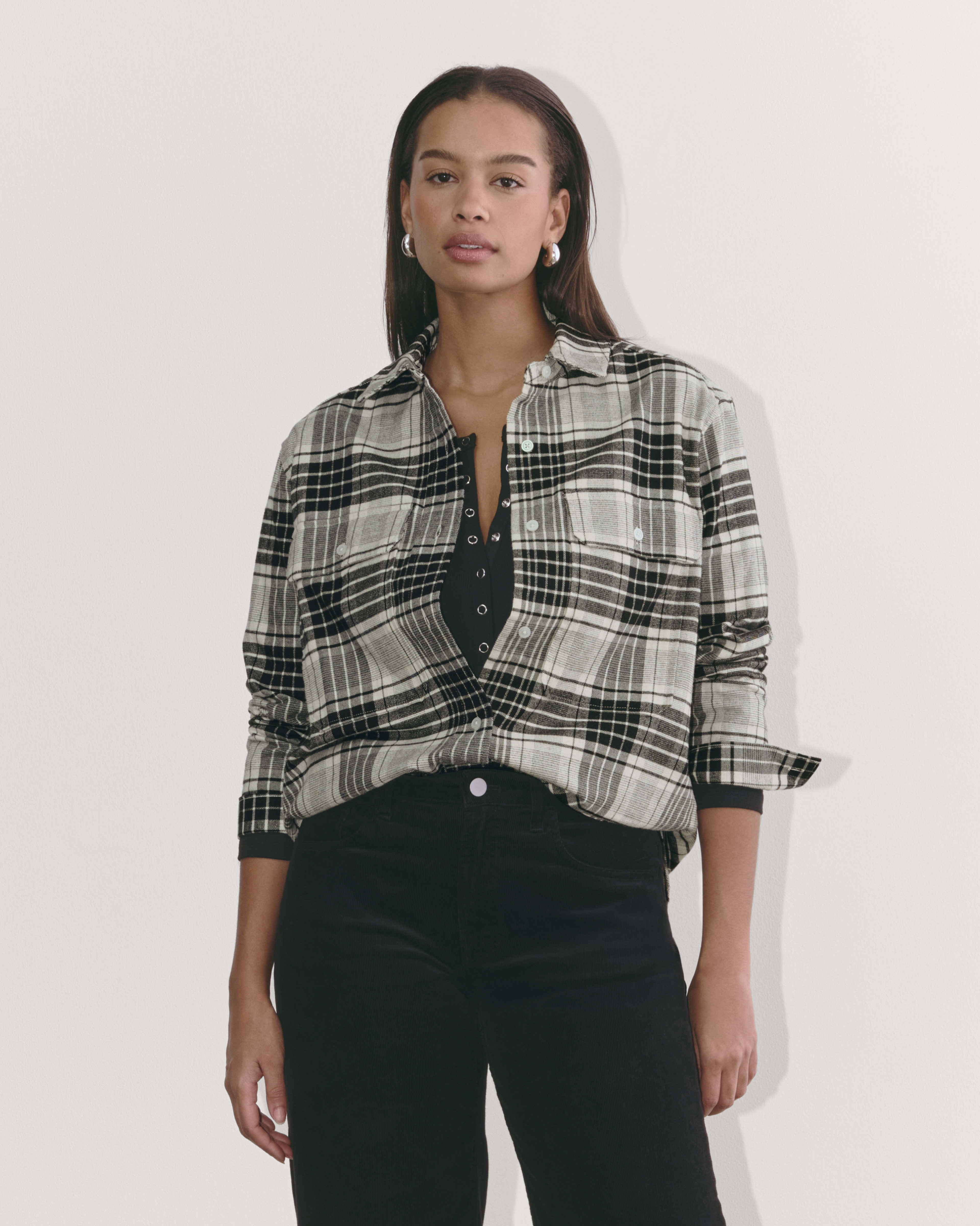 The Boyfriend Shirt in Flannel