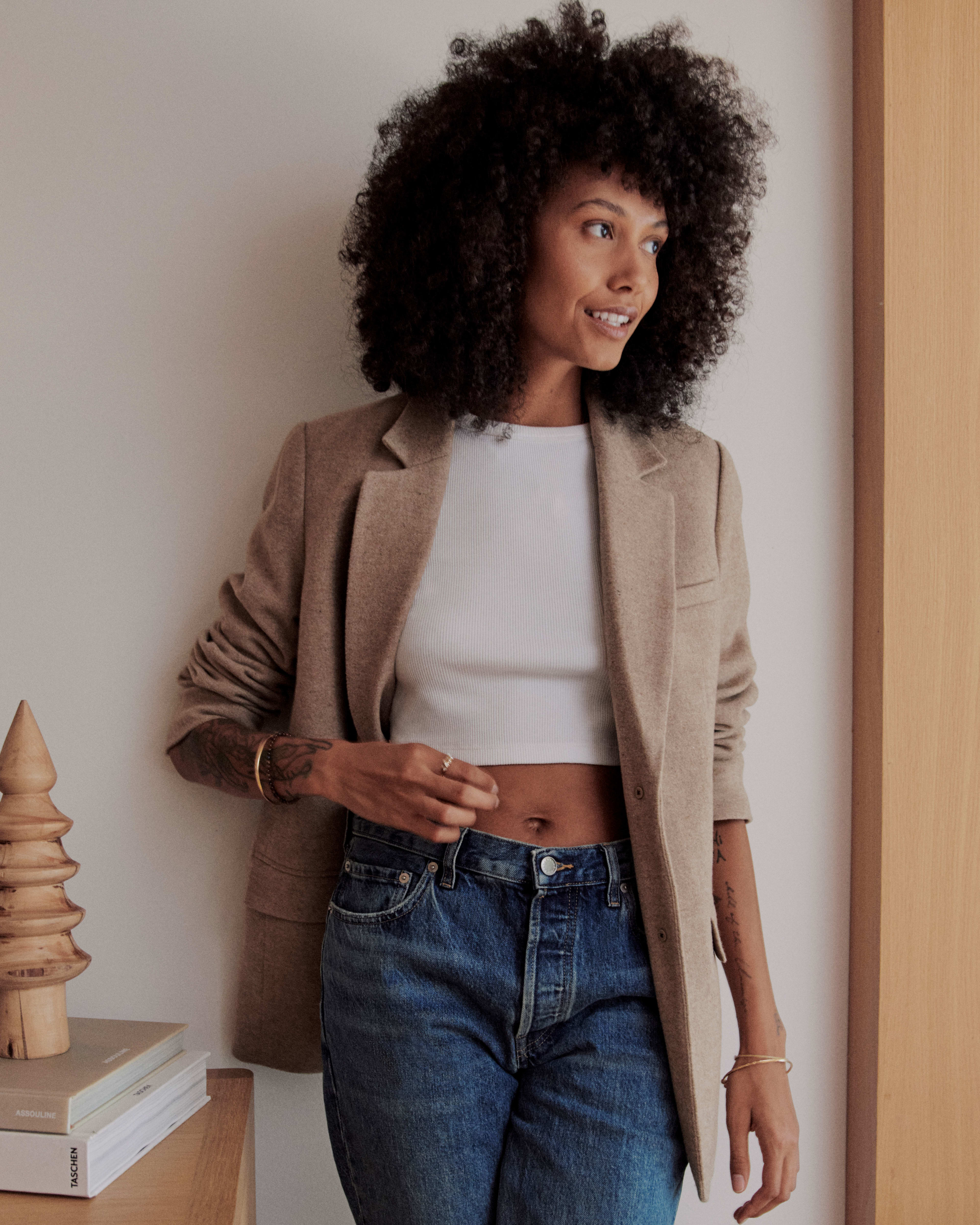 Tuscan Tan Lightweight Blazer main image 1