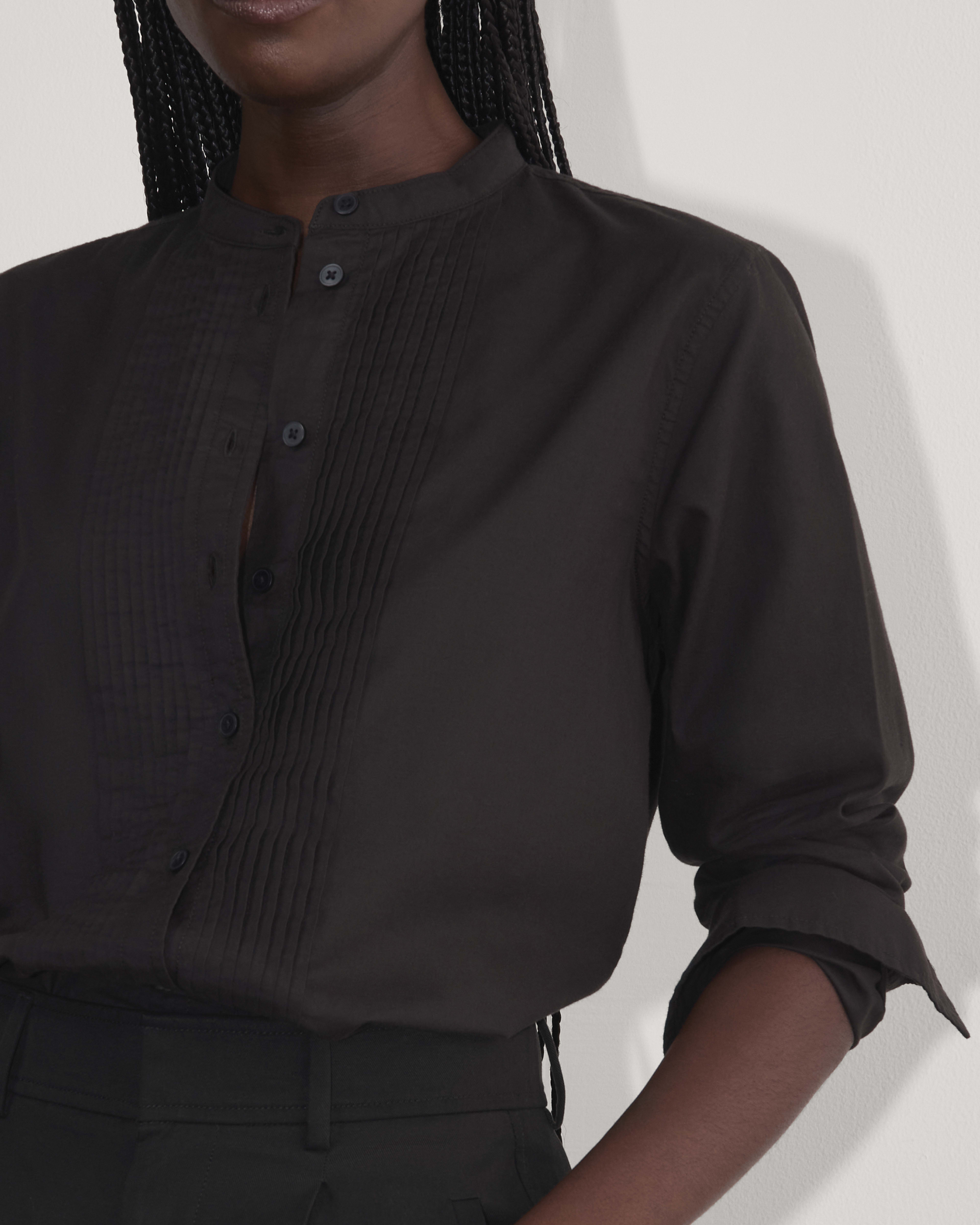 Everlane tuxedo shirt top