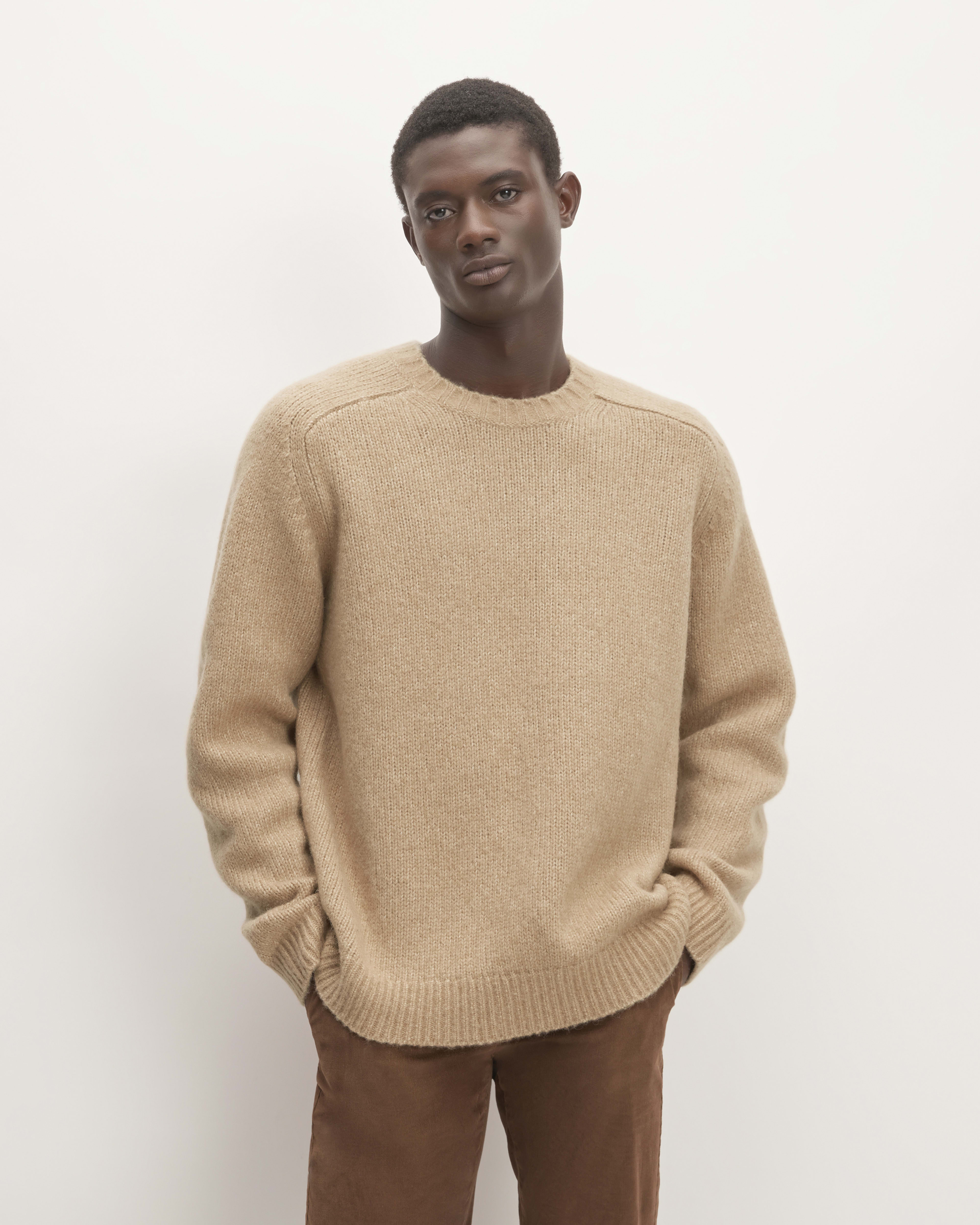 The No-Sweat Sweater  Uniform Heathered Ash – Everlane