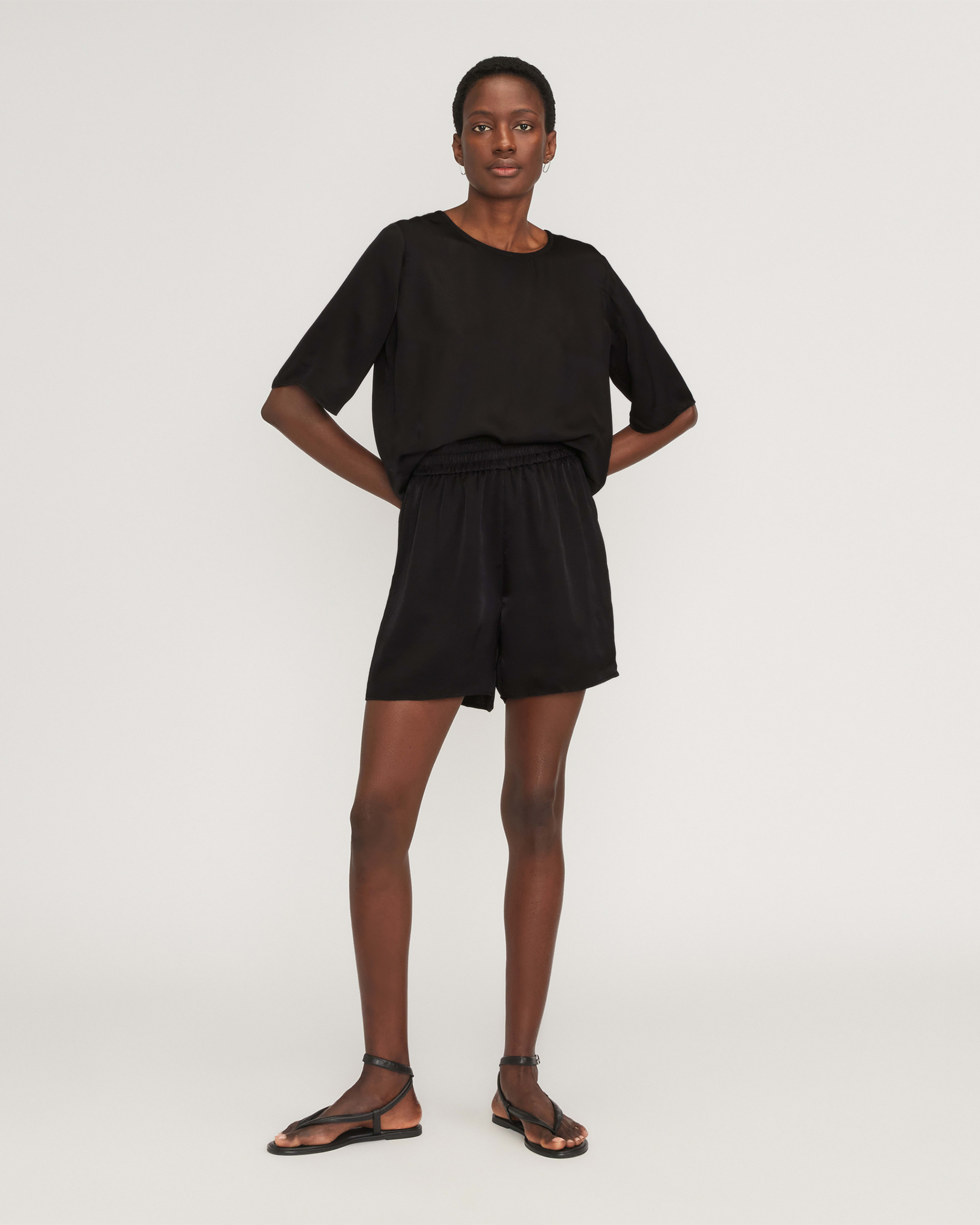 Everlane silk slip dress top