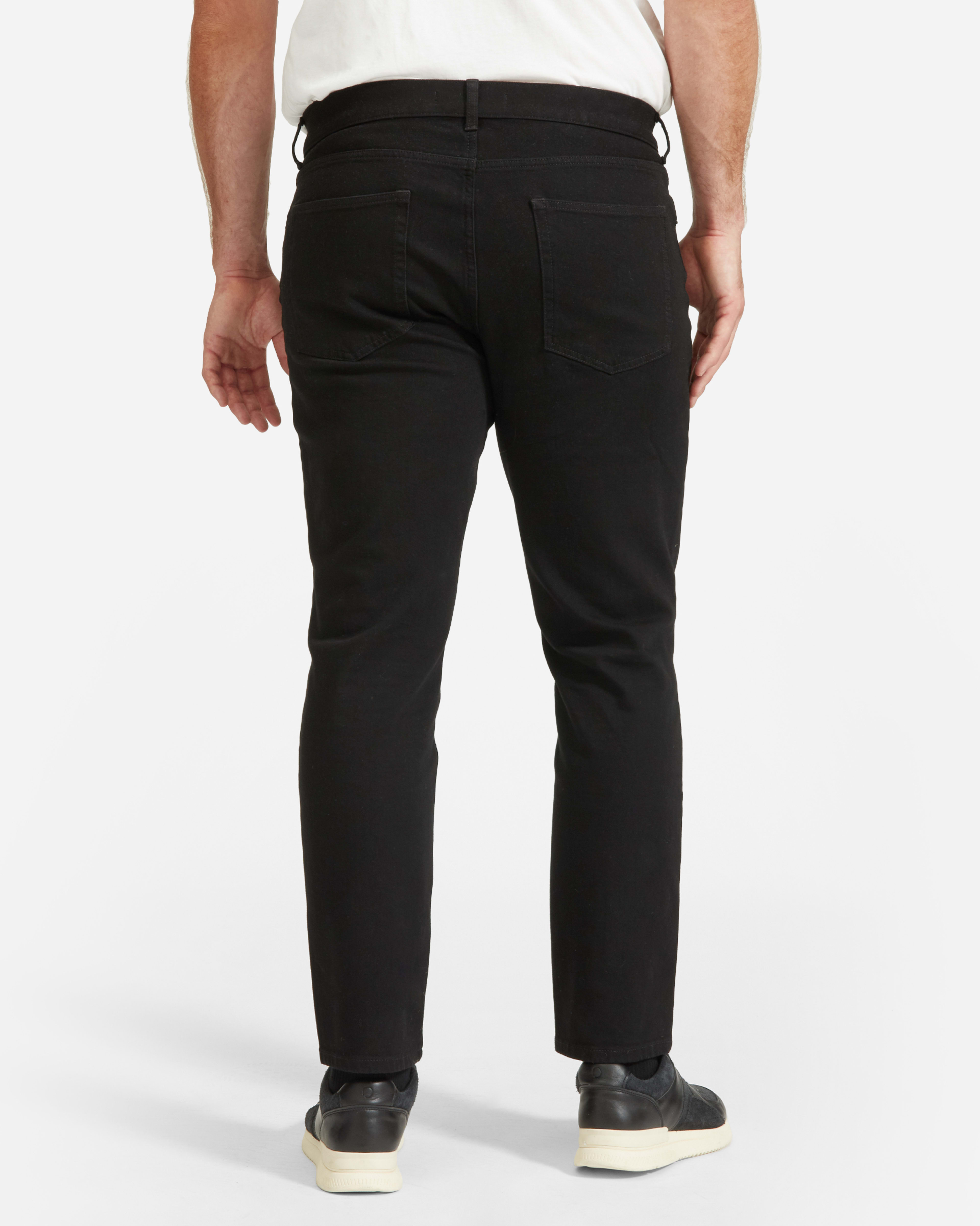 The Athletic 4-Way Stretch Organic Jean | Uniform Black – Everlane