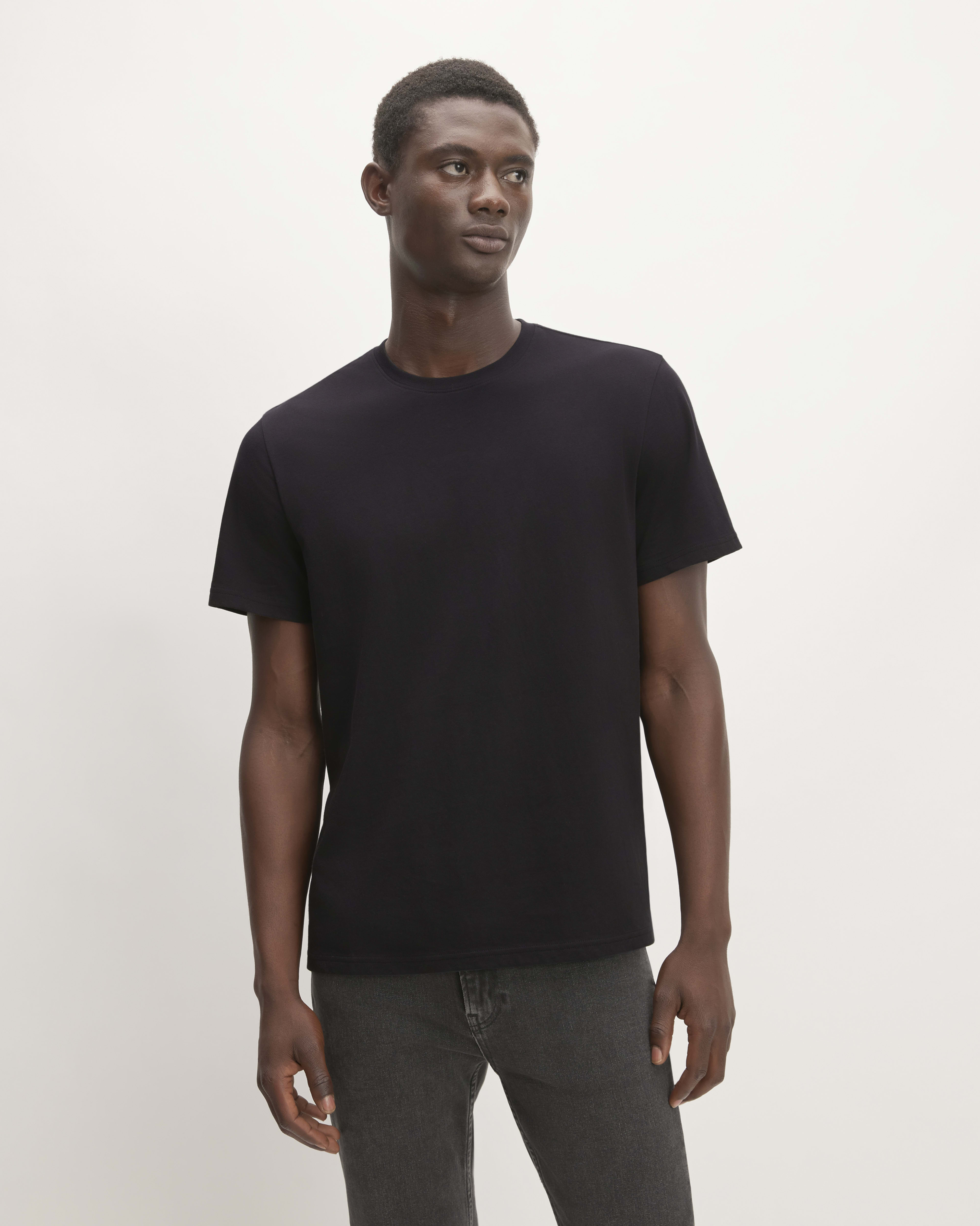 Black Pocket T-Shirt For Men