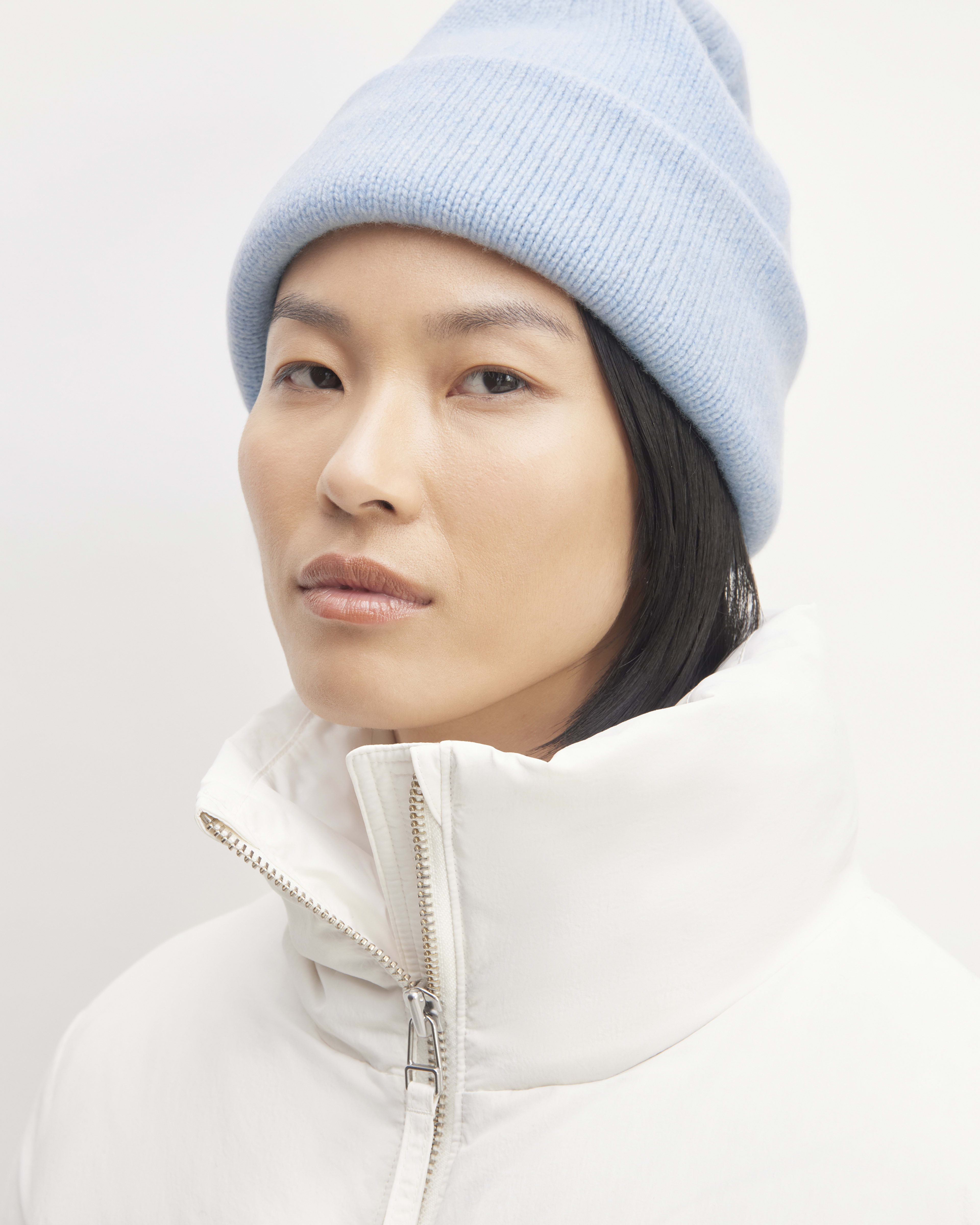 The Good Merino Wool Beanie Chambray Blue Everlane