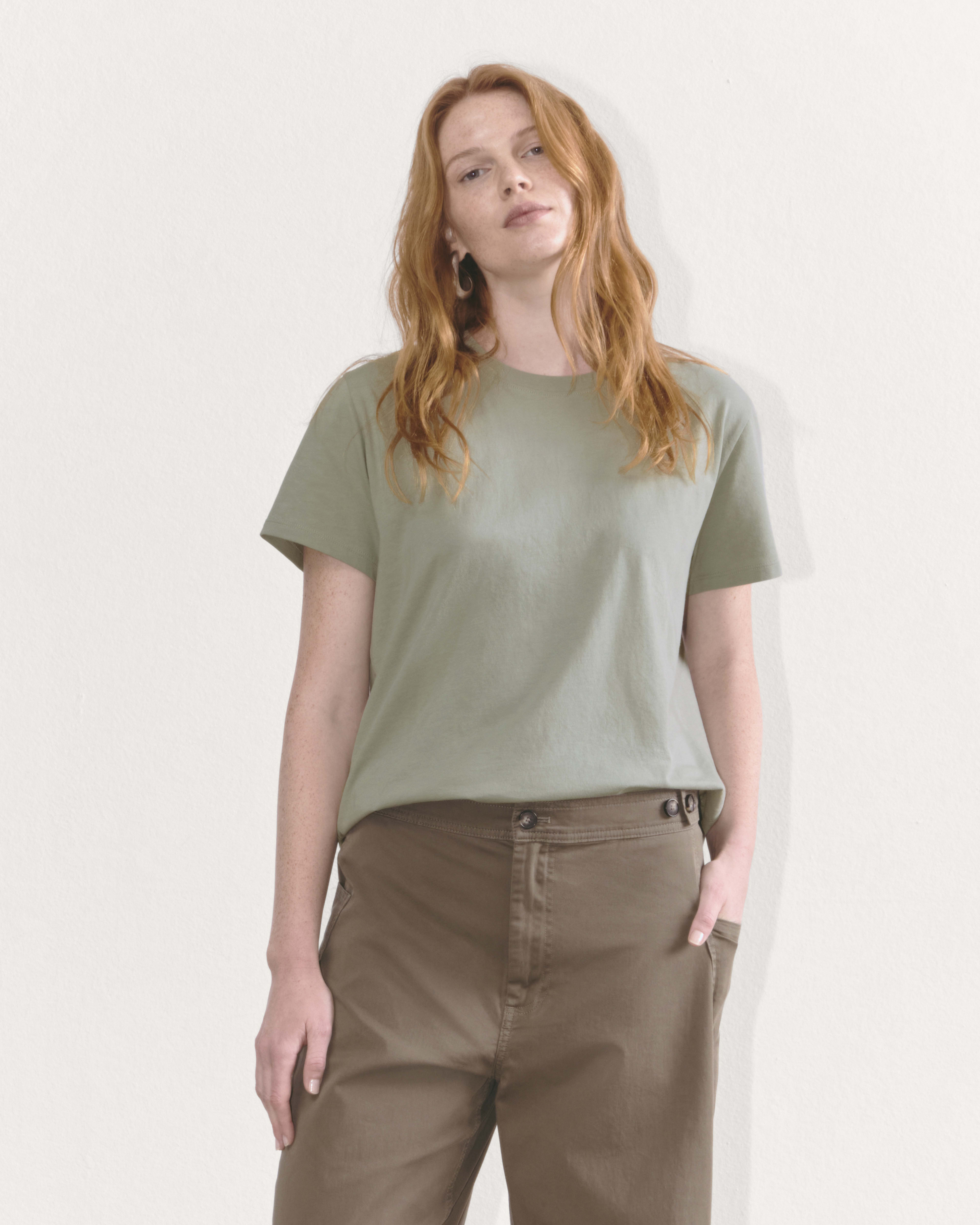 The Box-Cut Tee in Essential Cotton