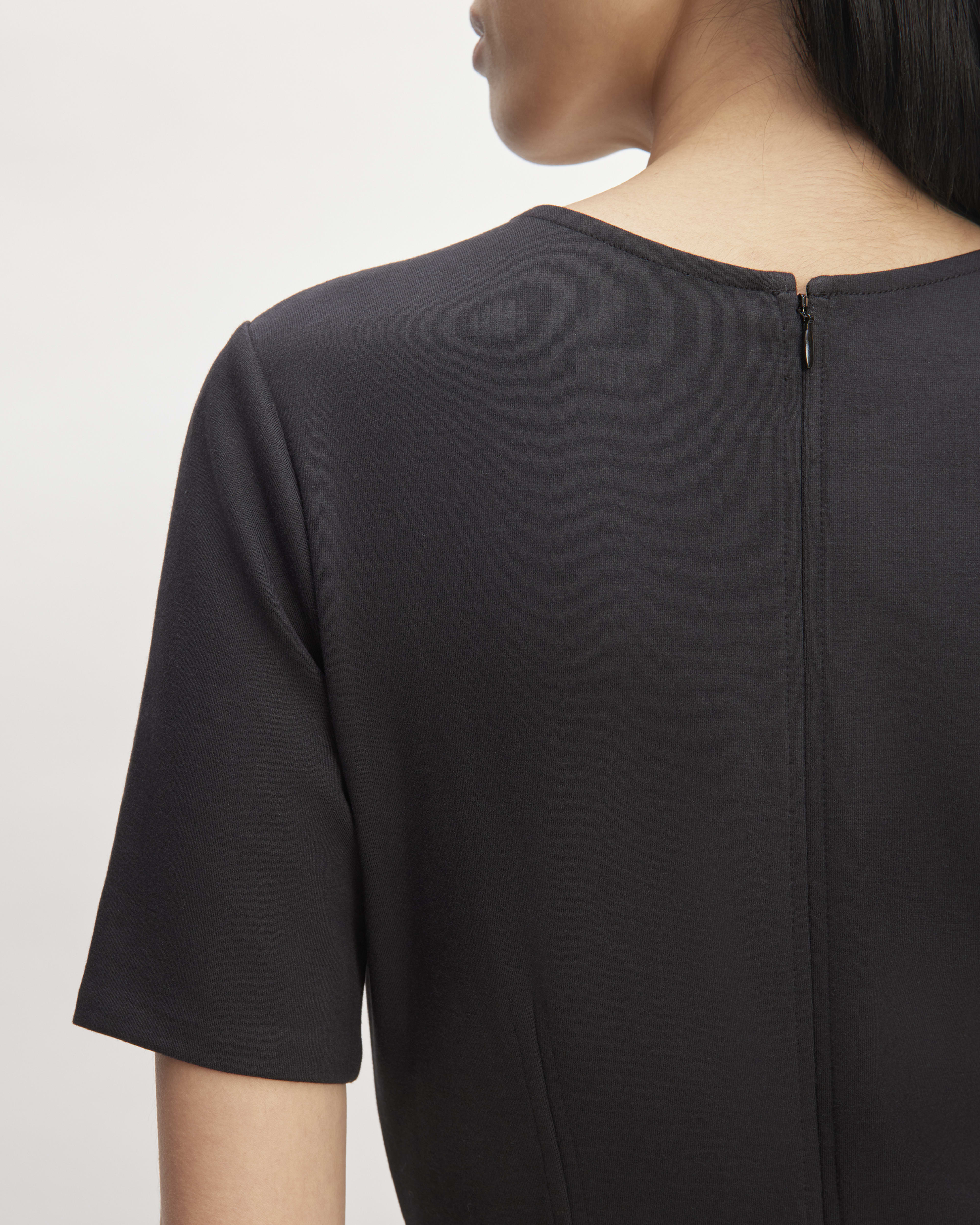 The Dream Short-Sleeve Dress Black – Everlane