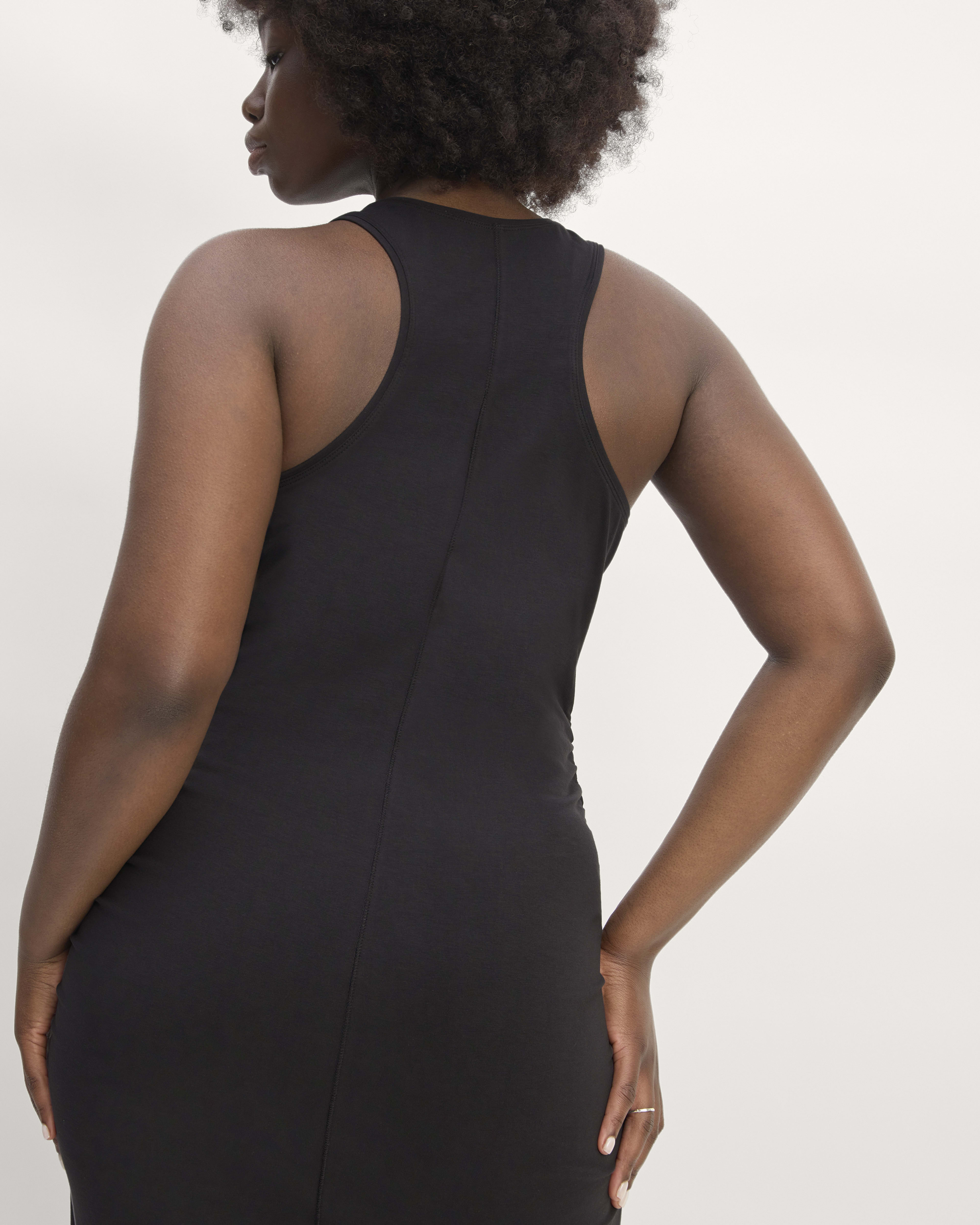 The Form Racerback Dress Black – Everlane