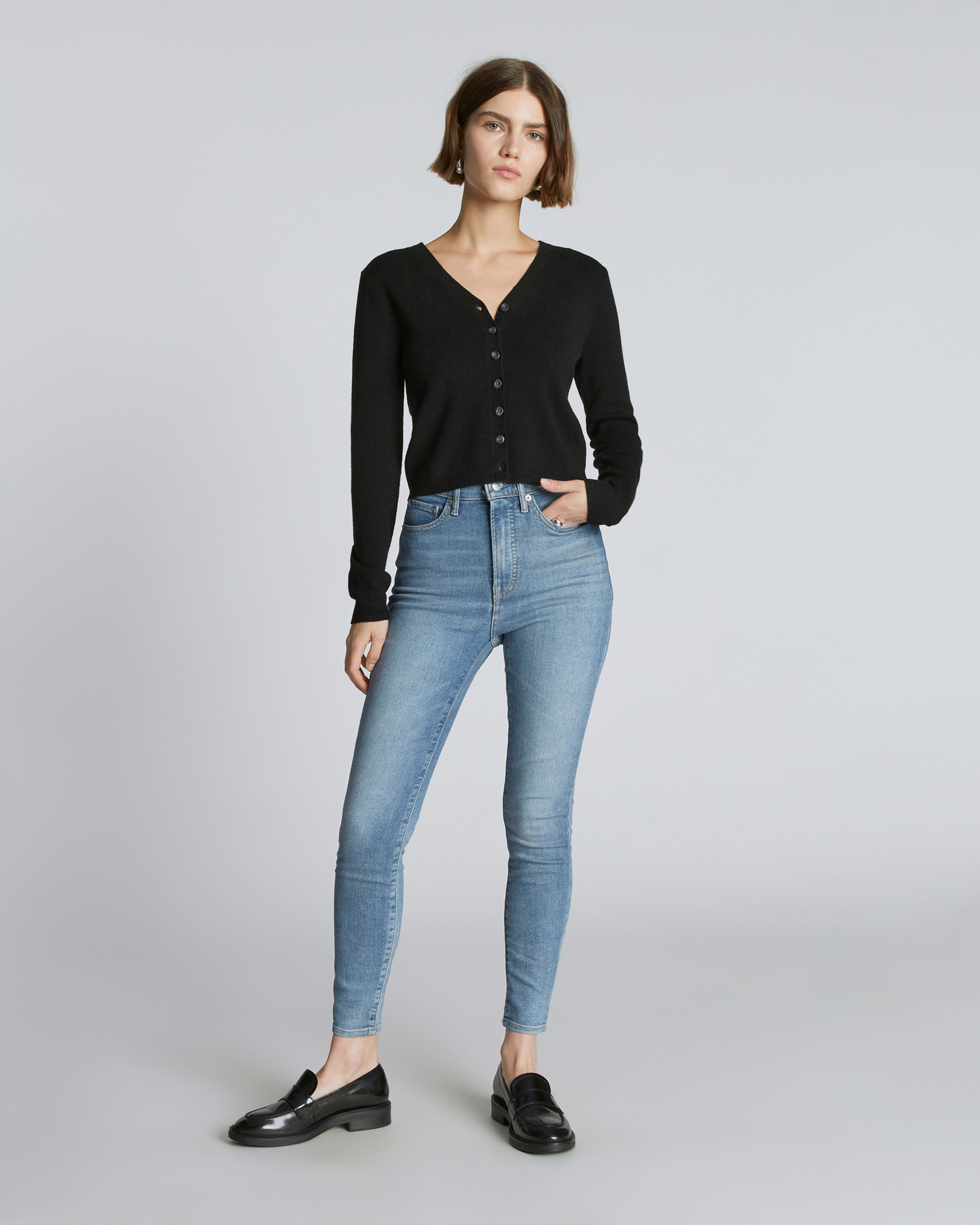 Women's High Rise Stretch Denim Skinny Jean