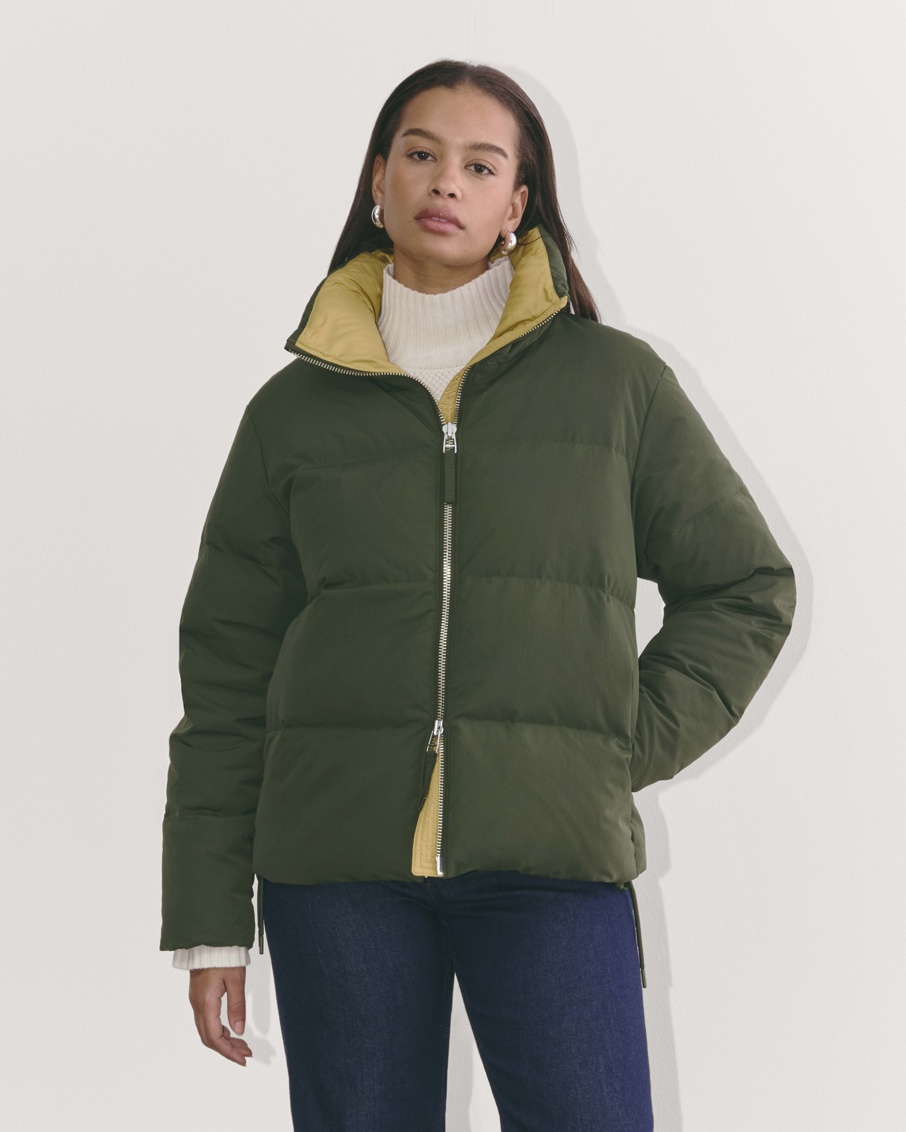 The Puffer Bomber Dark Forest Everlane