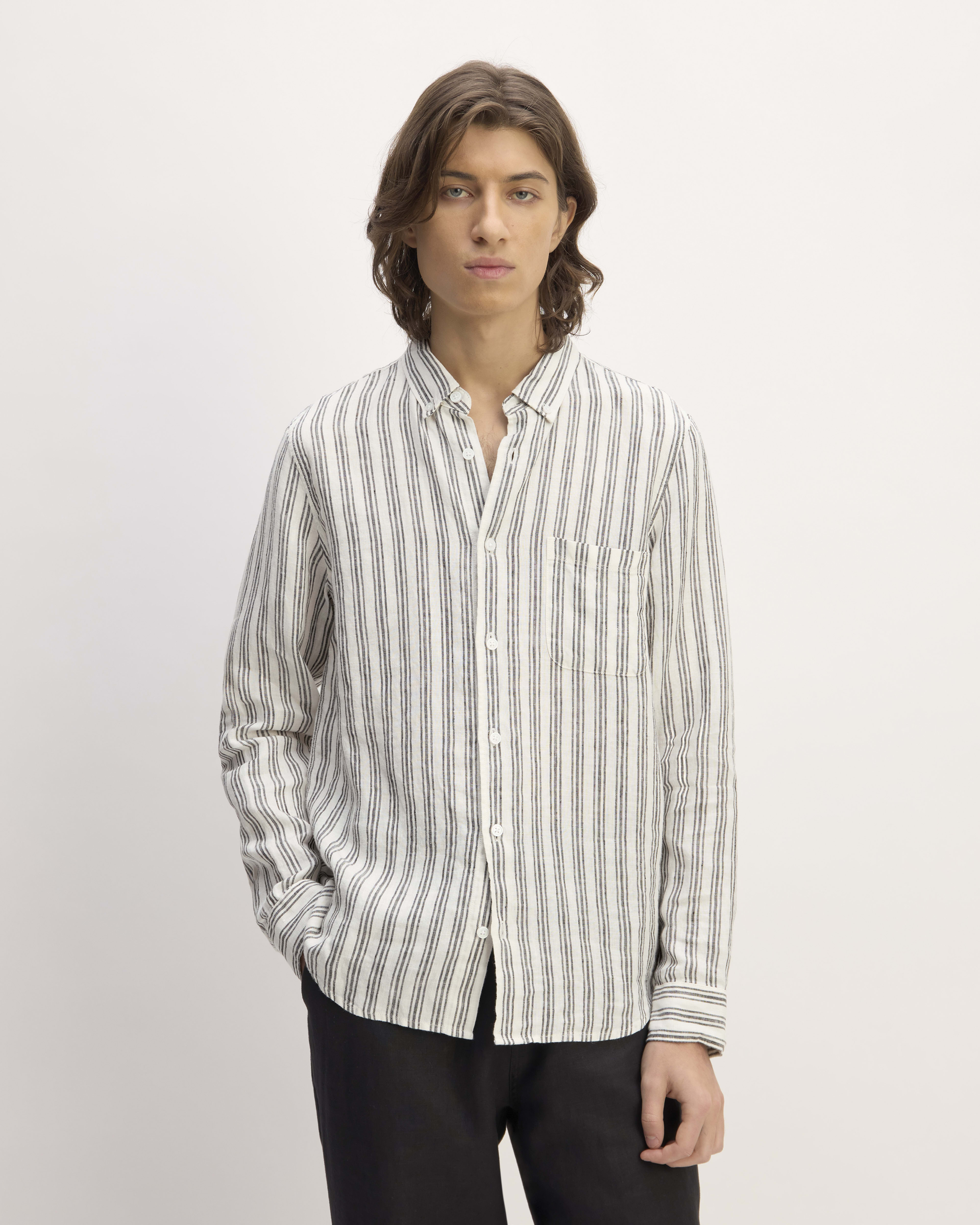 Everlane tuxedo shirt hot sale