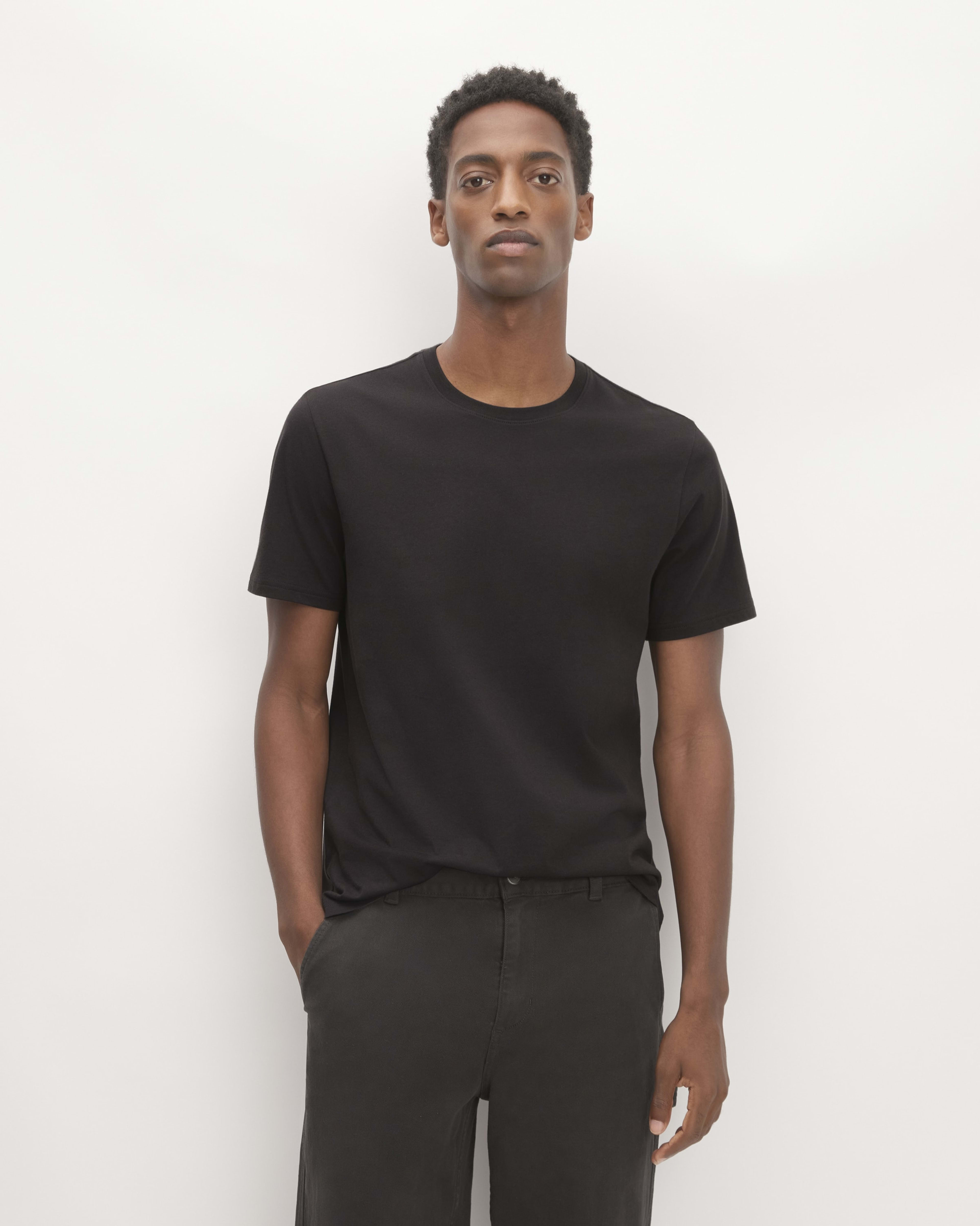 Buy black v neck t shirts hot sale