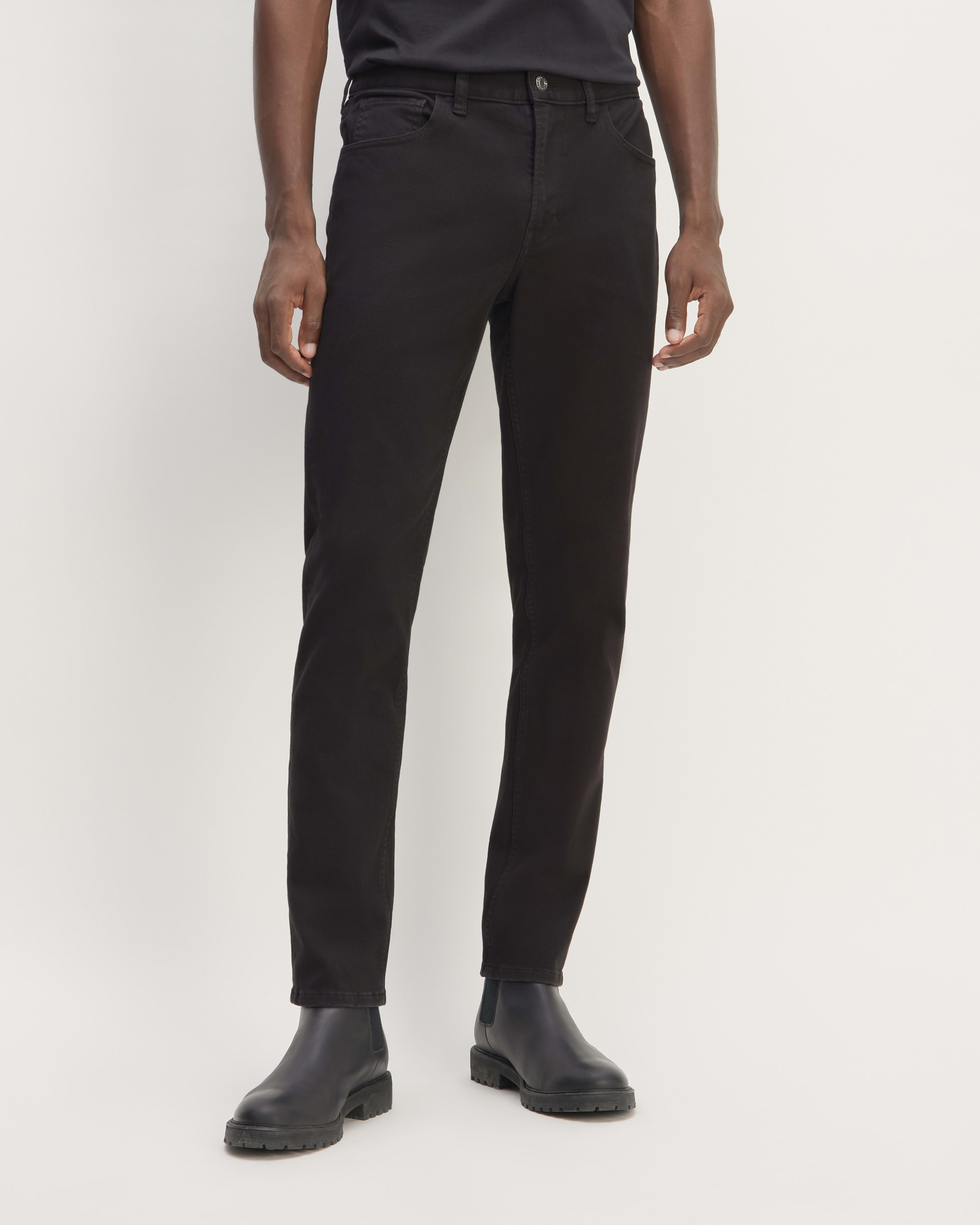The Stretch Twill 5-Pocket Pant | Black – Everlane