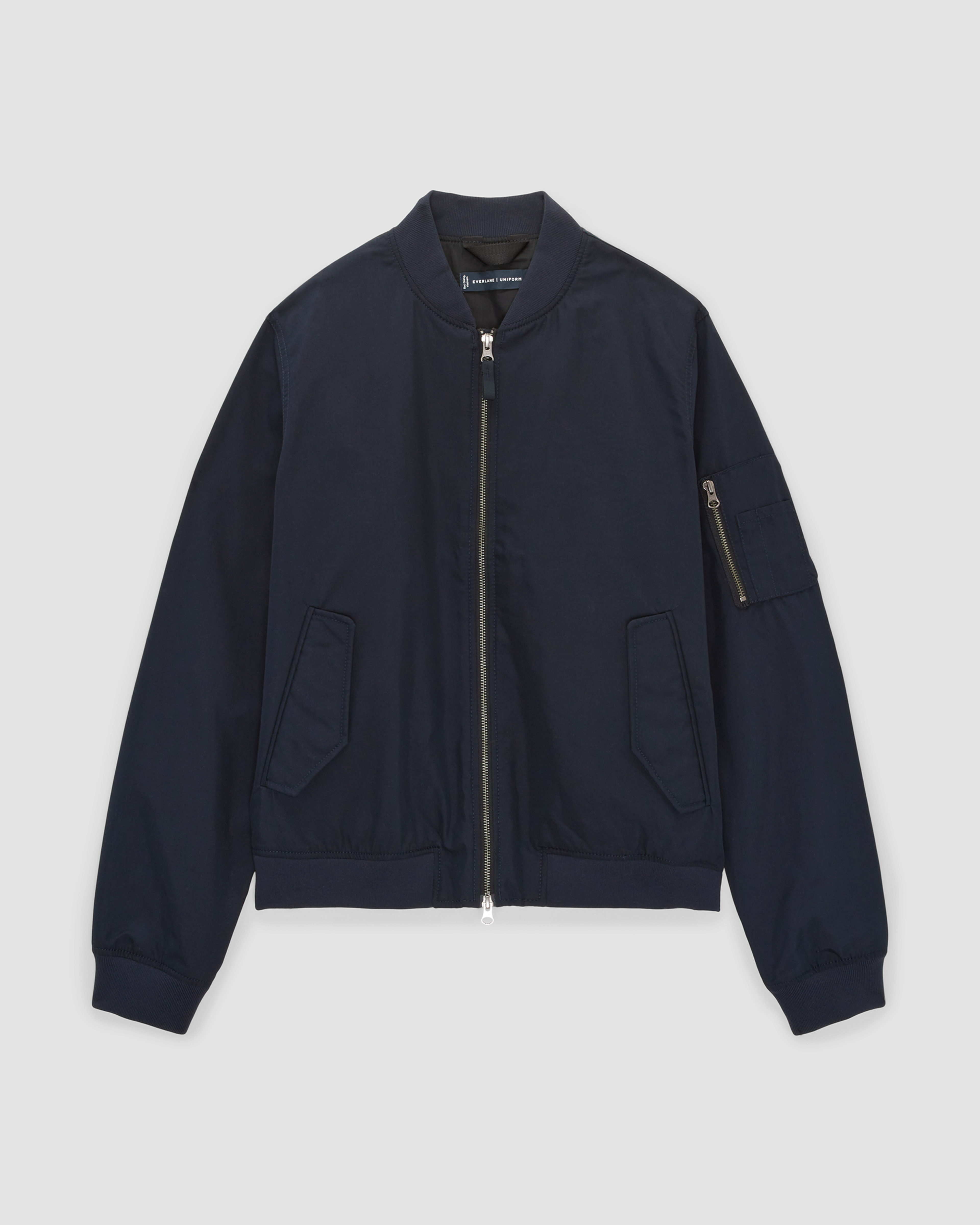 The Bomber Jacket | Uniform Deep Navy – Everlane