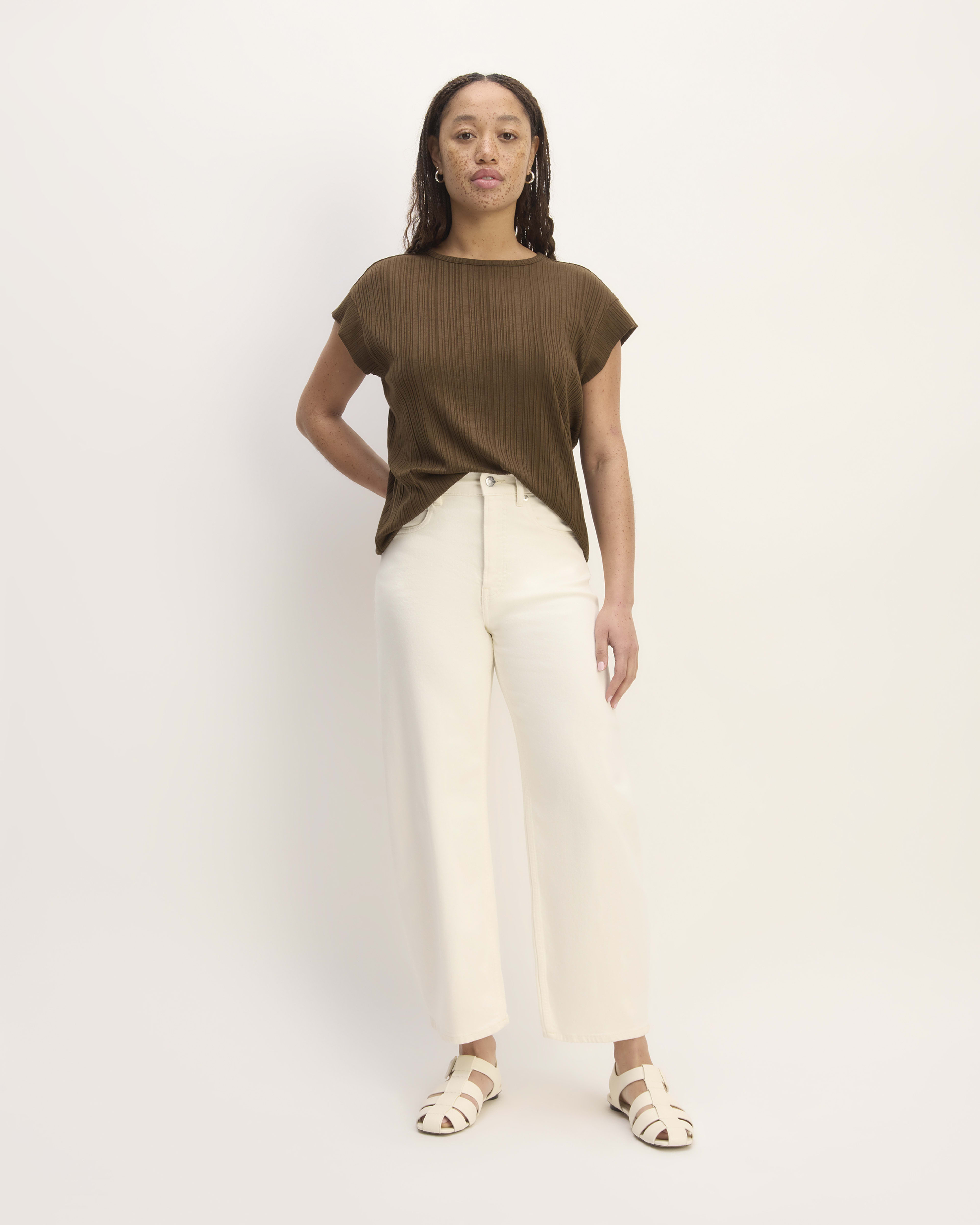 The Rib Muscle Tee | Cocoa – Everlane