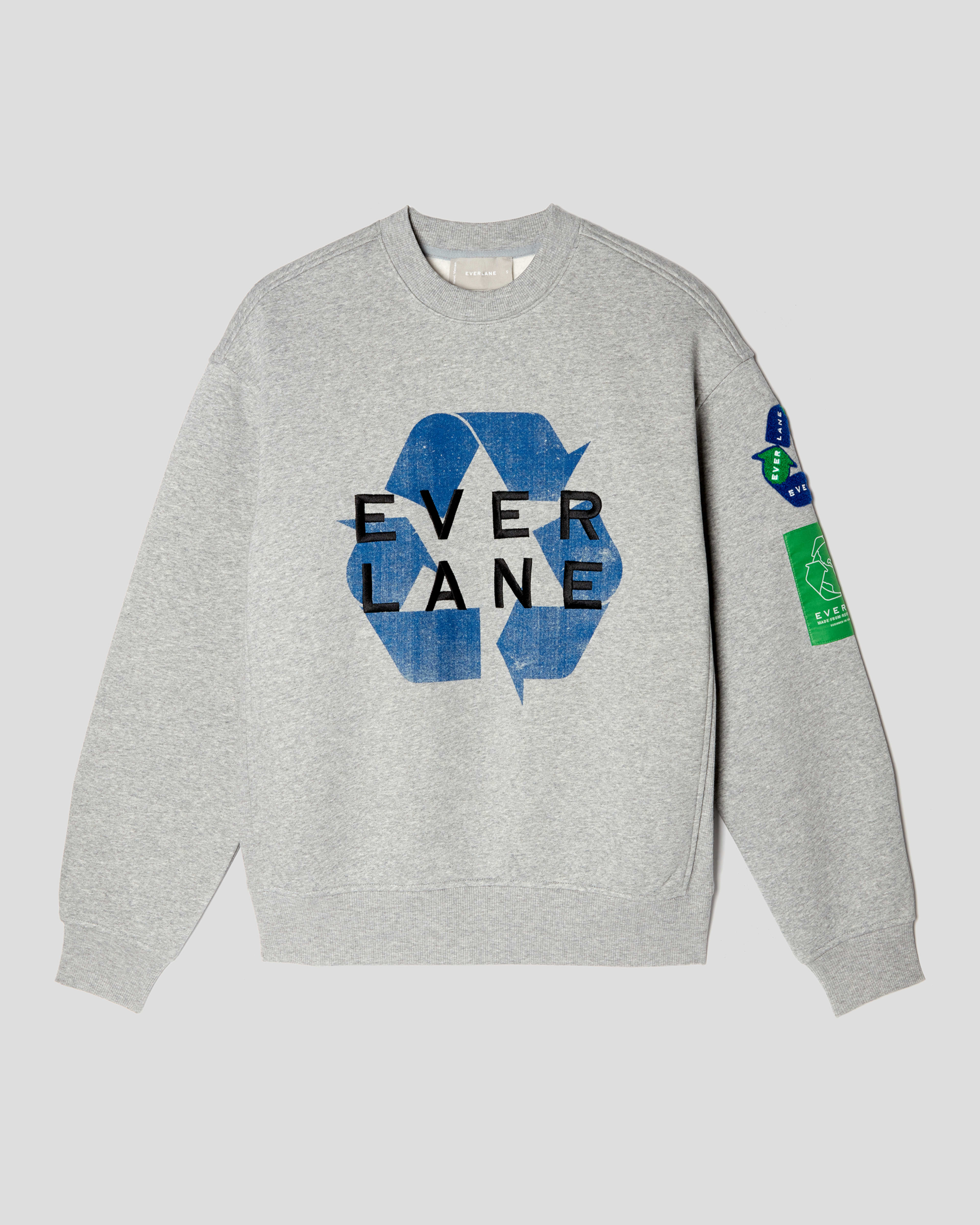 The ReTrack Crewneck Sweatshirt Earth Day Grey – Everlane