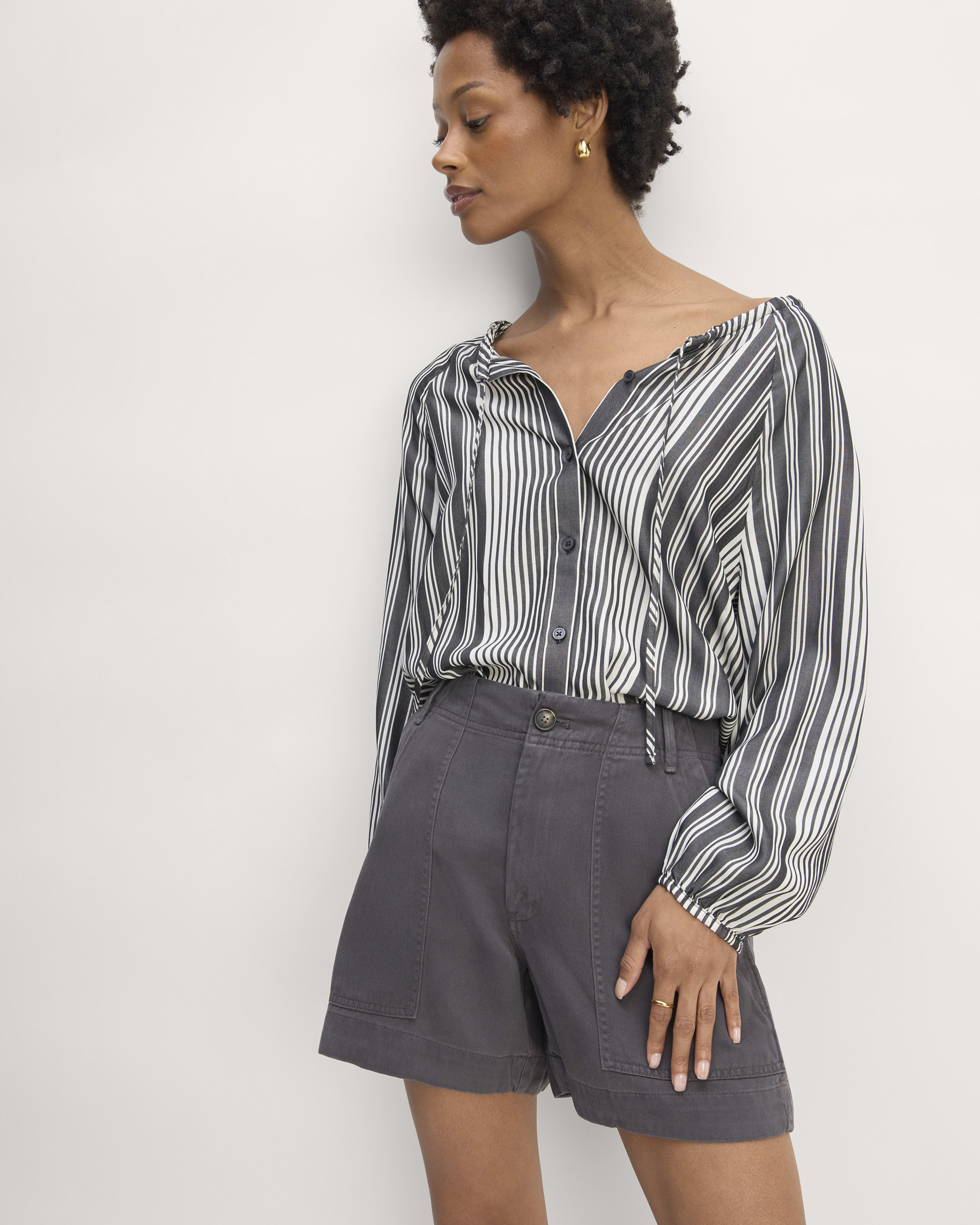 Womens tencel shorts sale