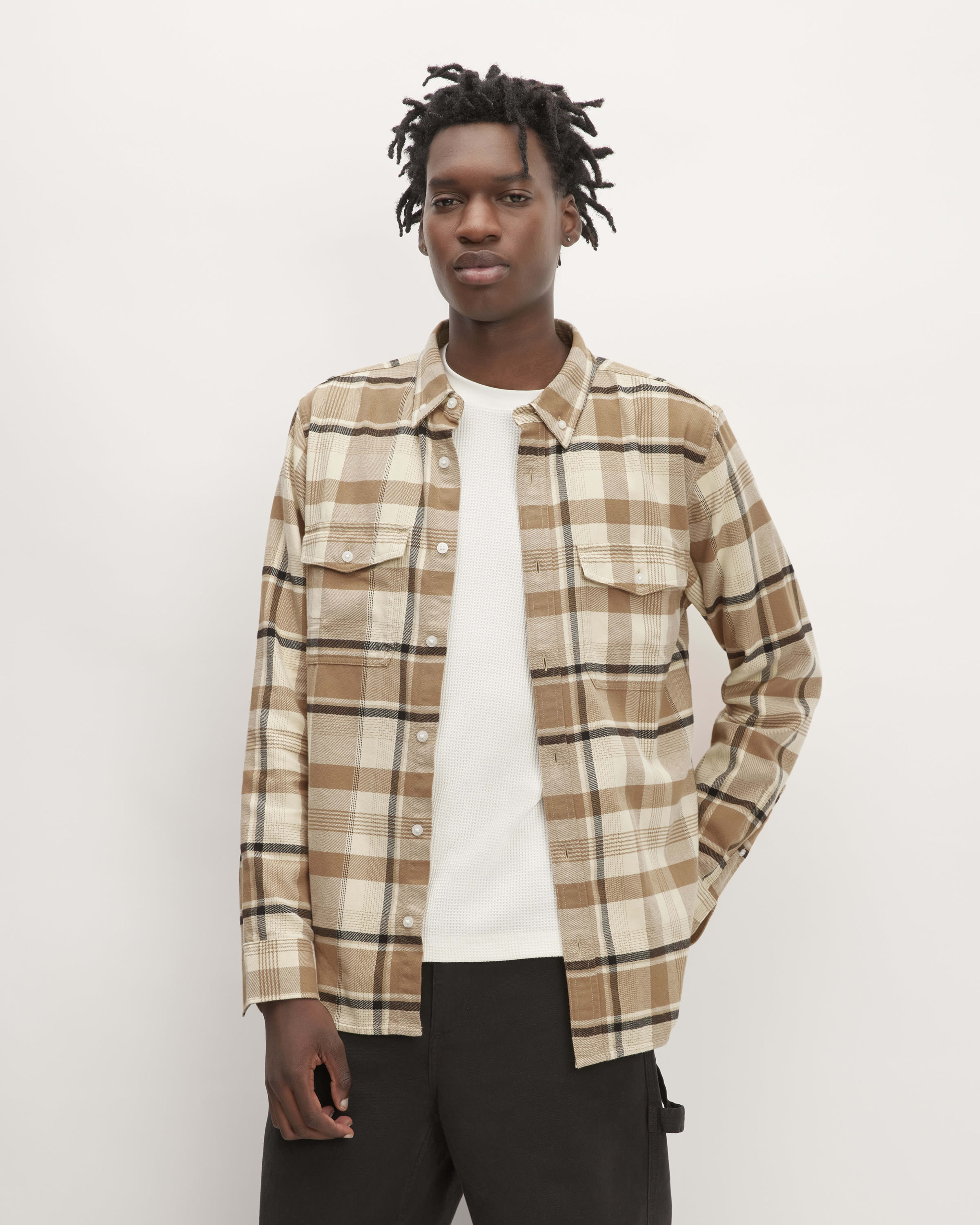 modern plaid shirt