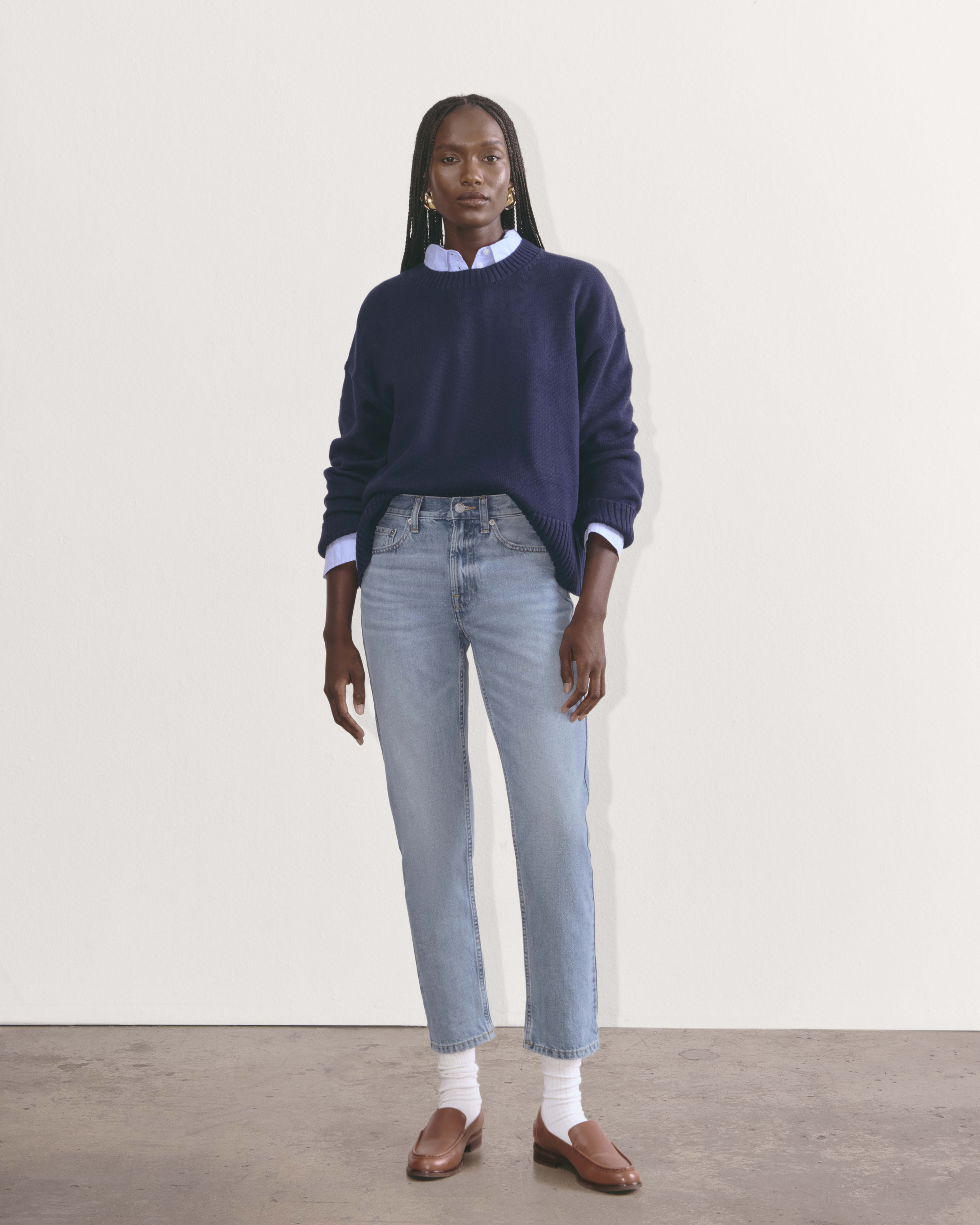 The Super Soft Relaxed Jean Weathered Blue Everlane
