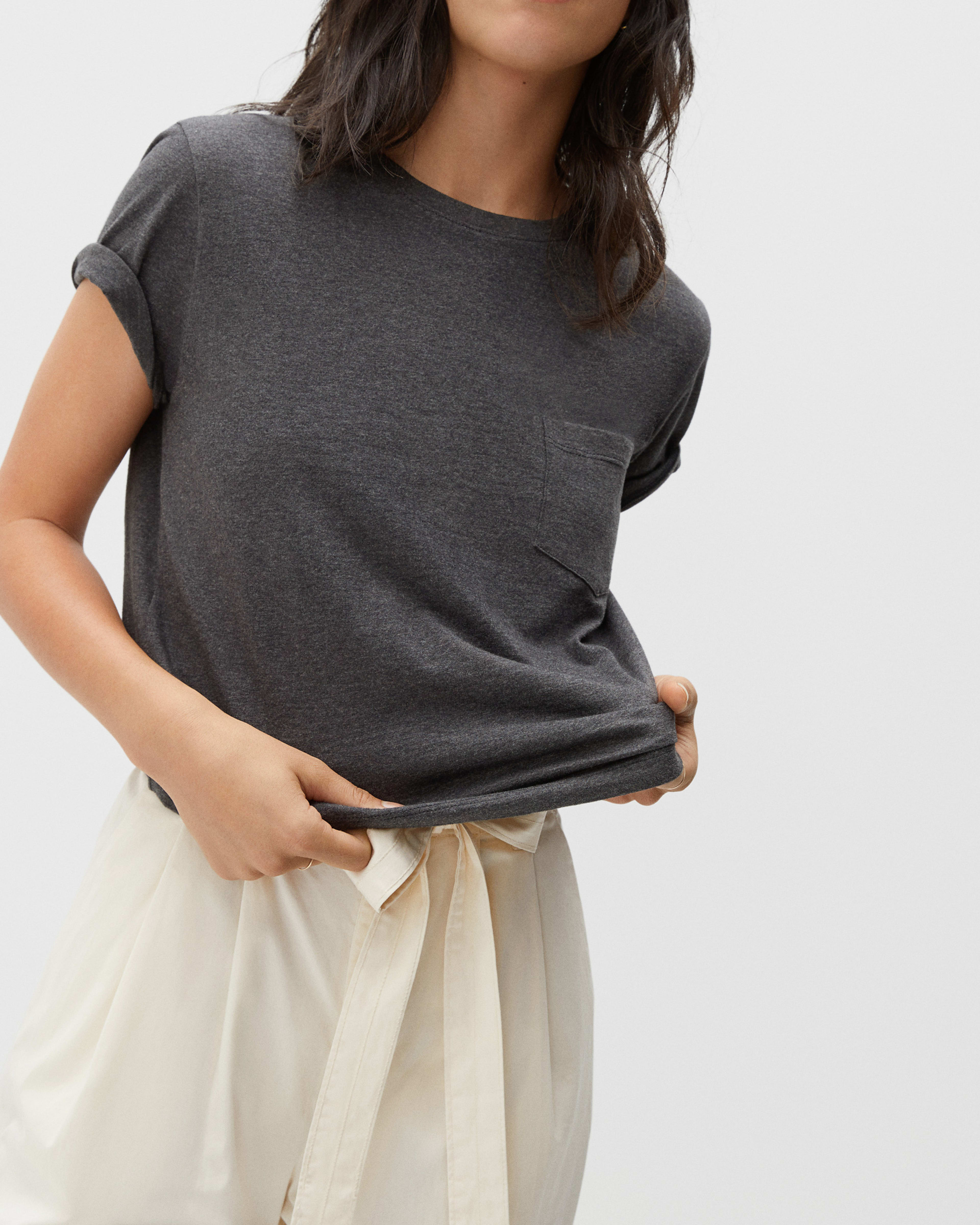 The Box-Cut Tee in Essential Cotton