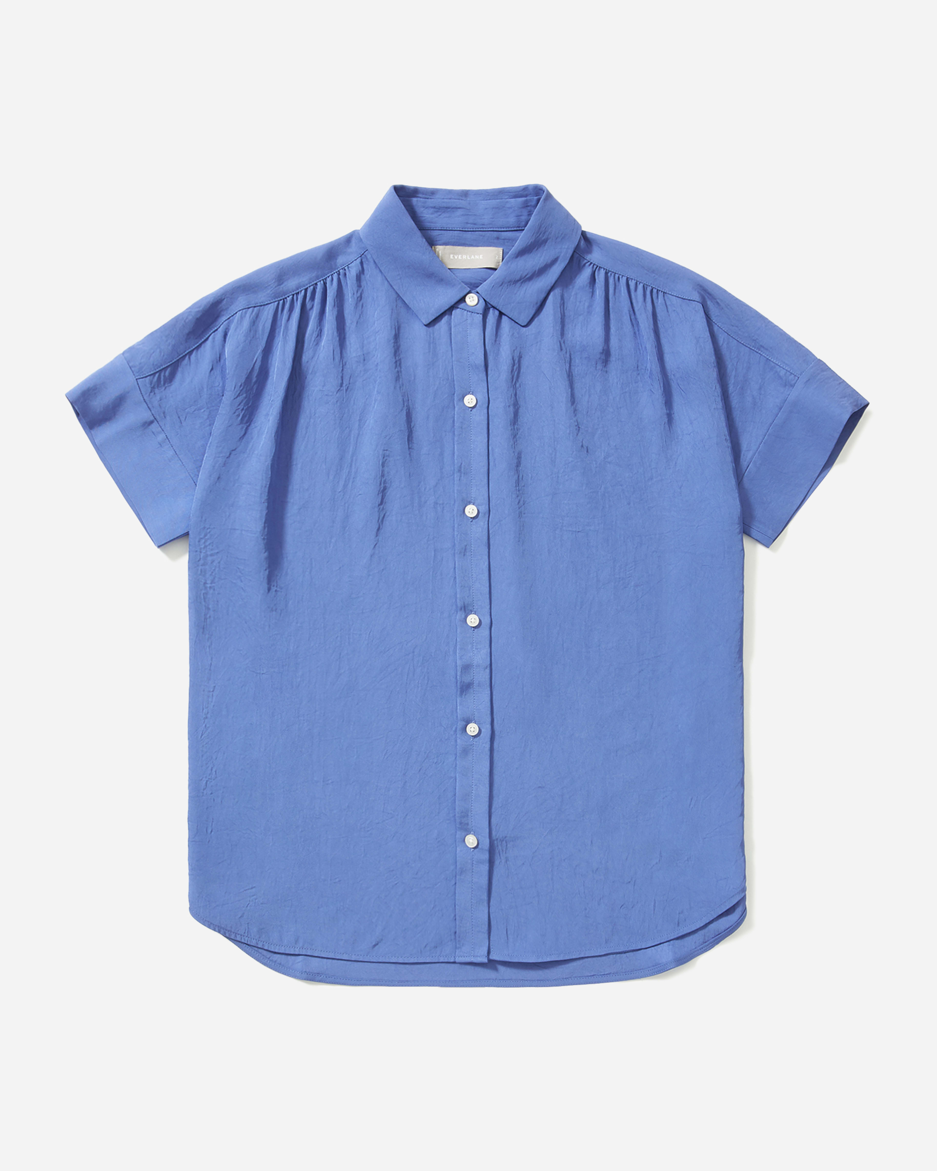 The Japanese GoWeave Light Square Shirt Steel Blue – Everlane
