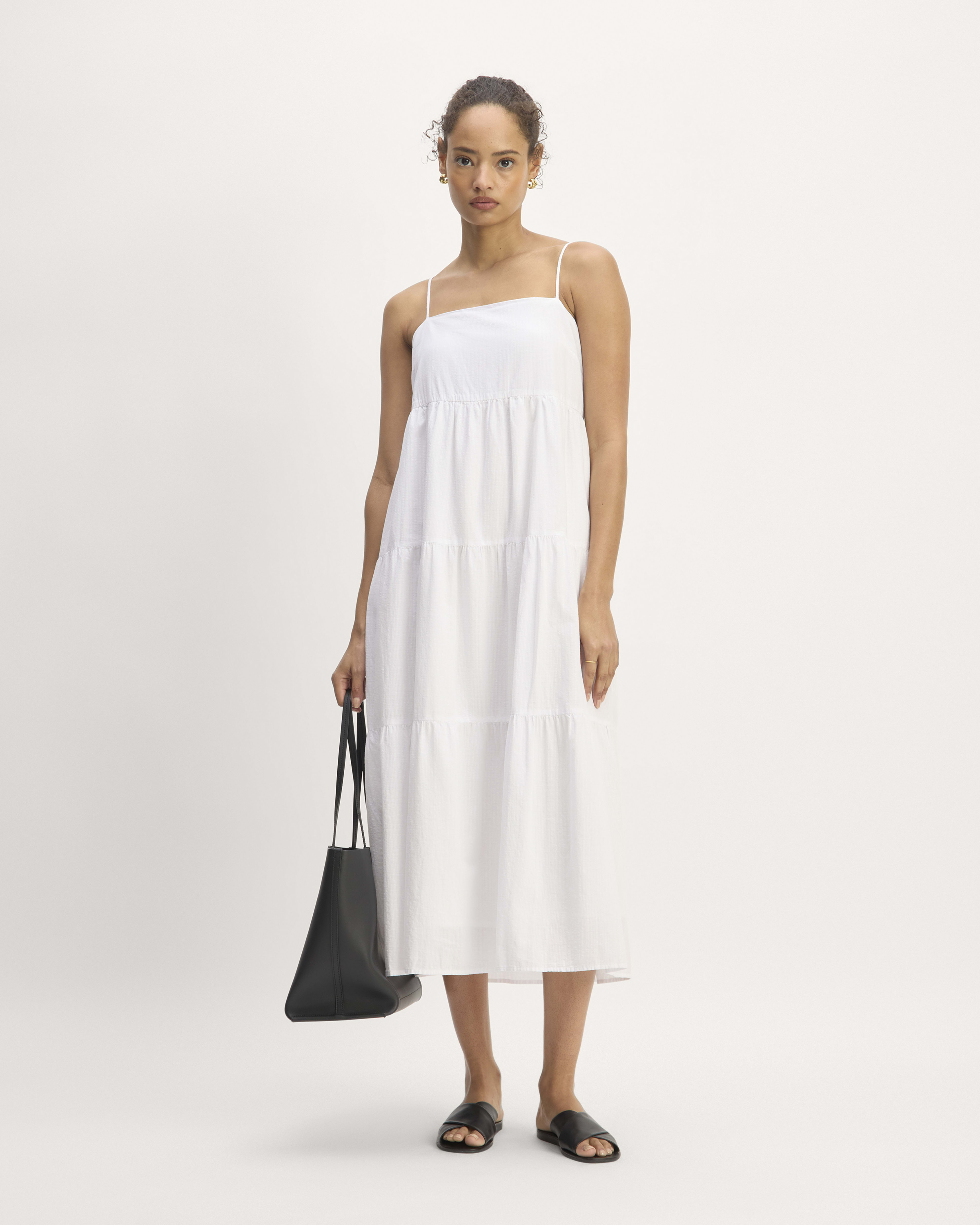White gauze dress on sale