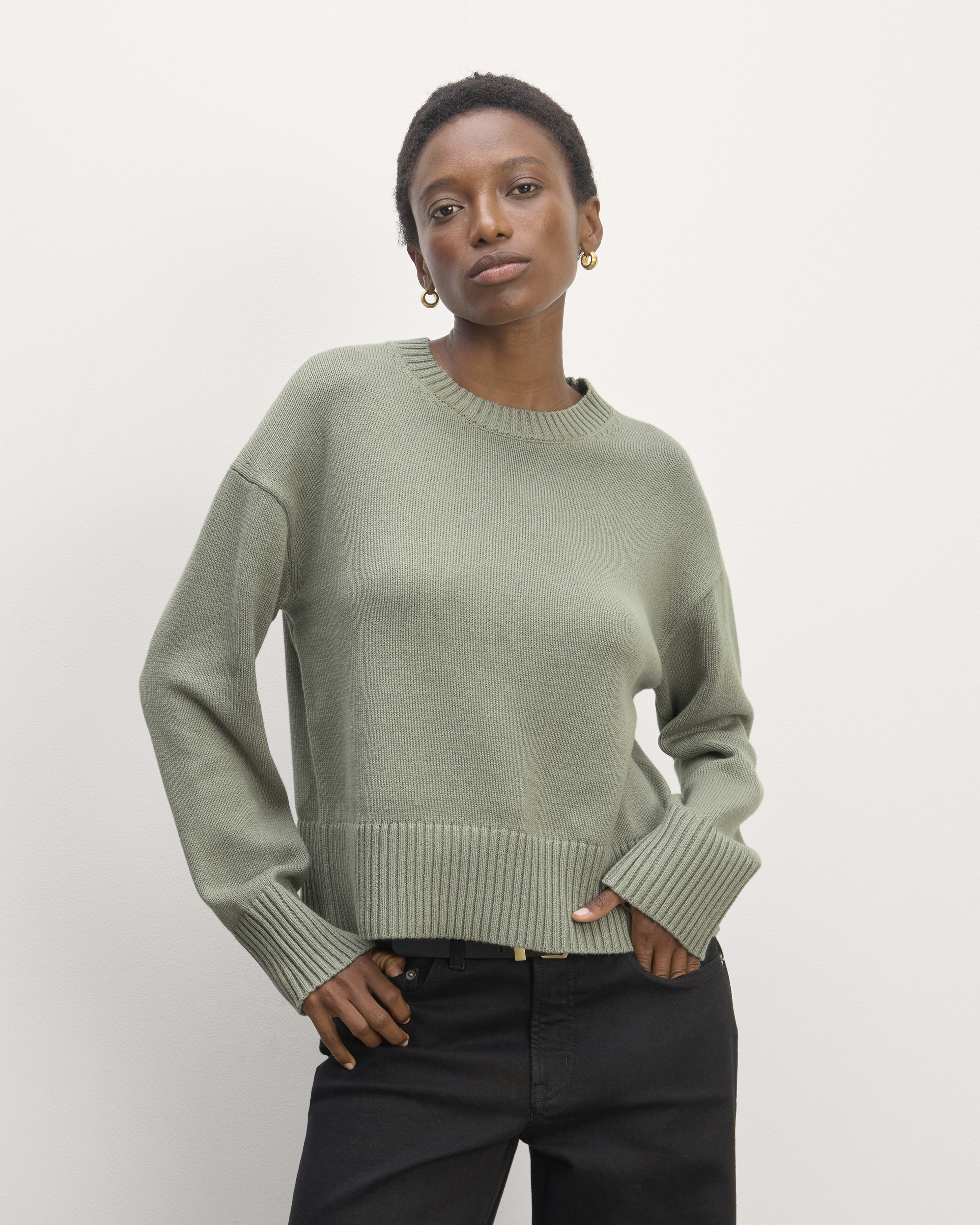 Everlane cable mockneck online