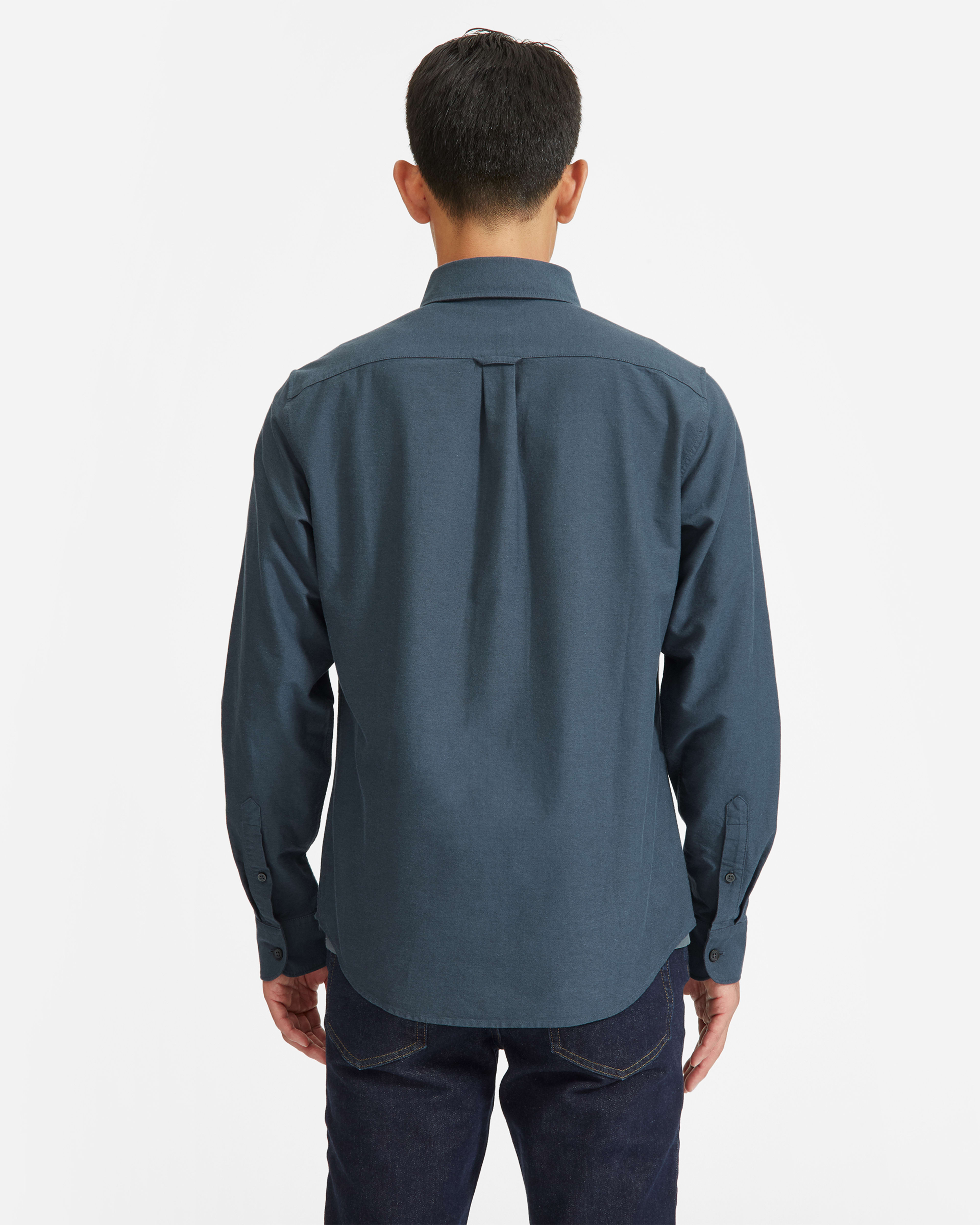 The Standard Fit Japanese Oxford Shirt | Uniform Dark Teal – Everlane