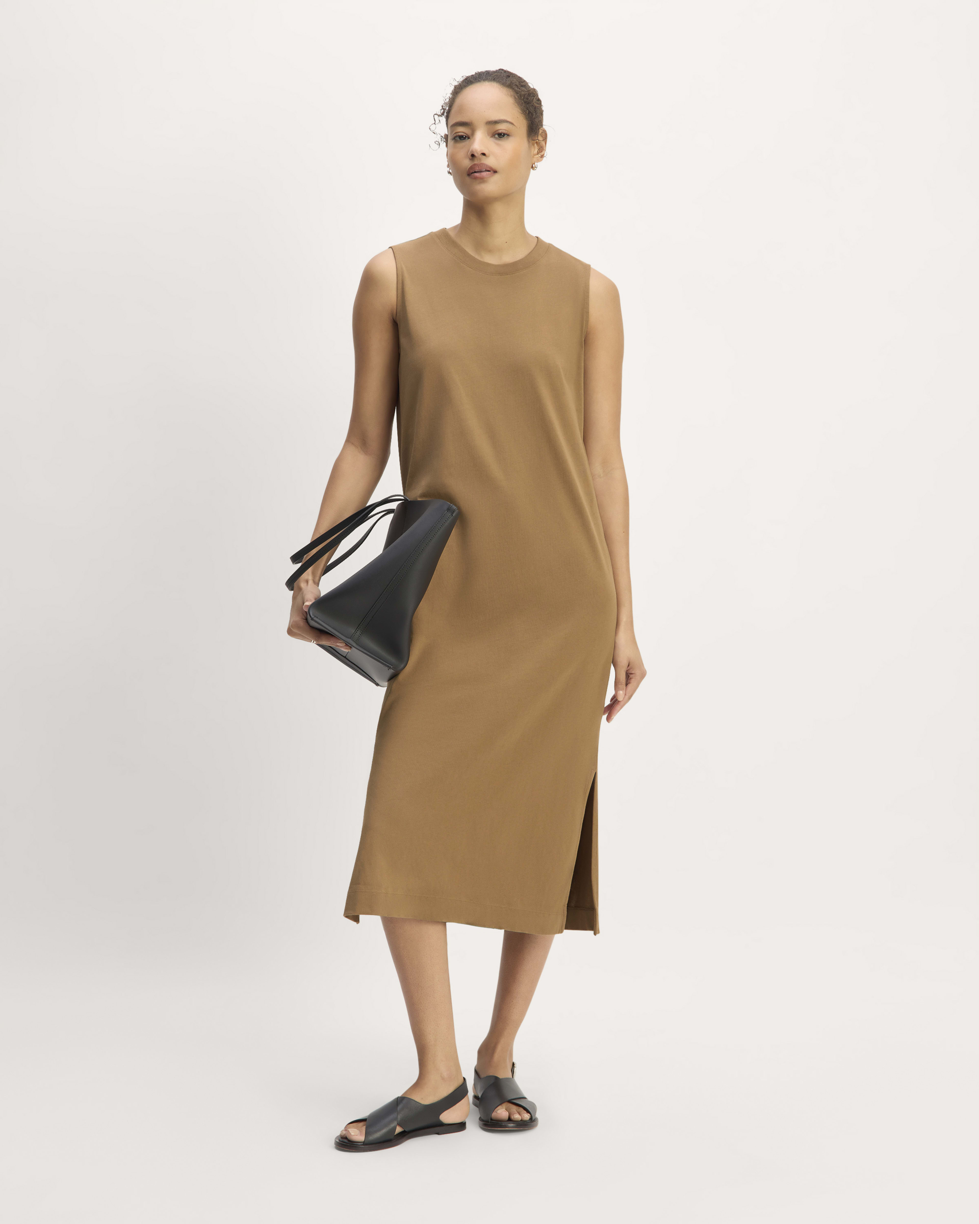 The Weekend Tank Dress Toasted Coconut – Everlane