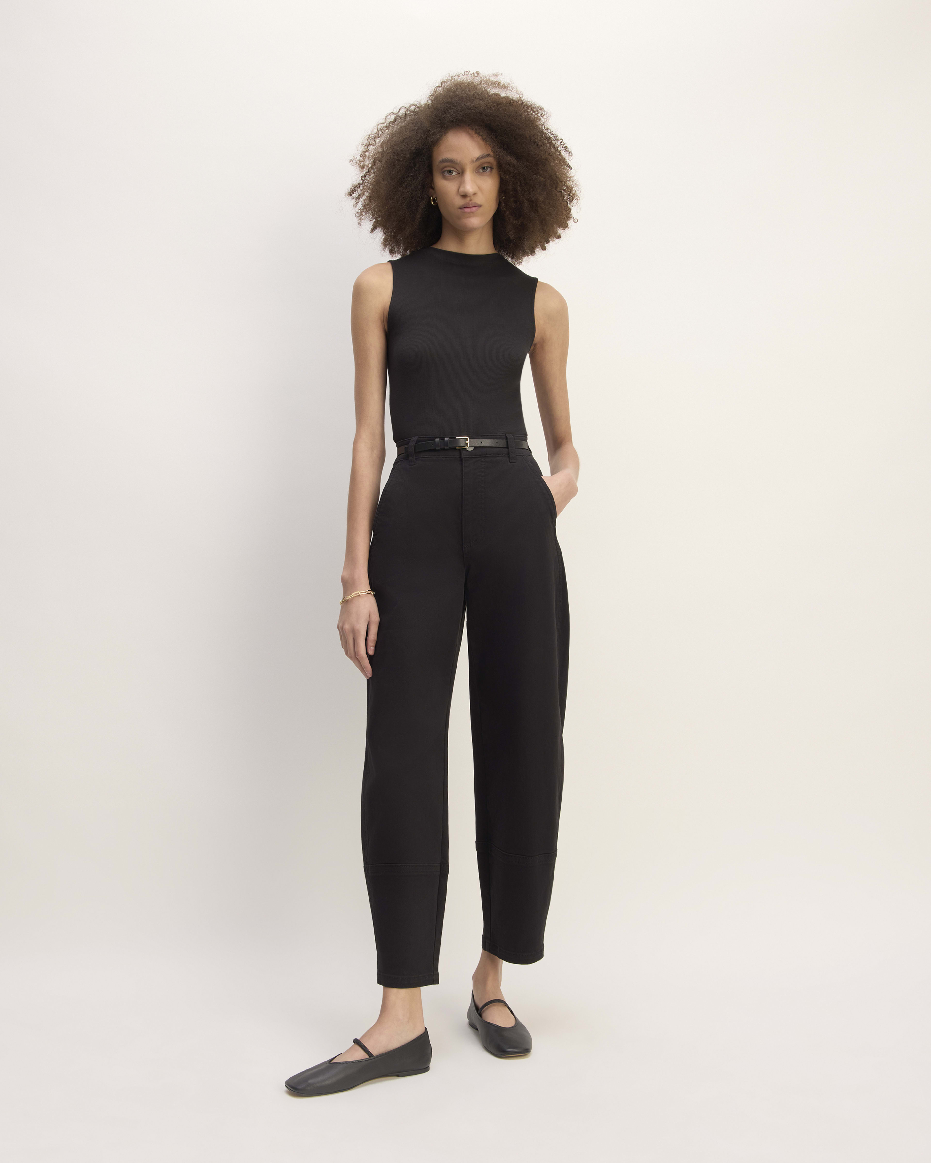 Everlane Straight Leg Crop Pant, Straight Leg Pant & Utility Barrel Pant  Review: How they compare – PhD in Clothes