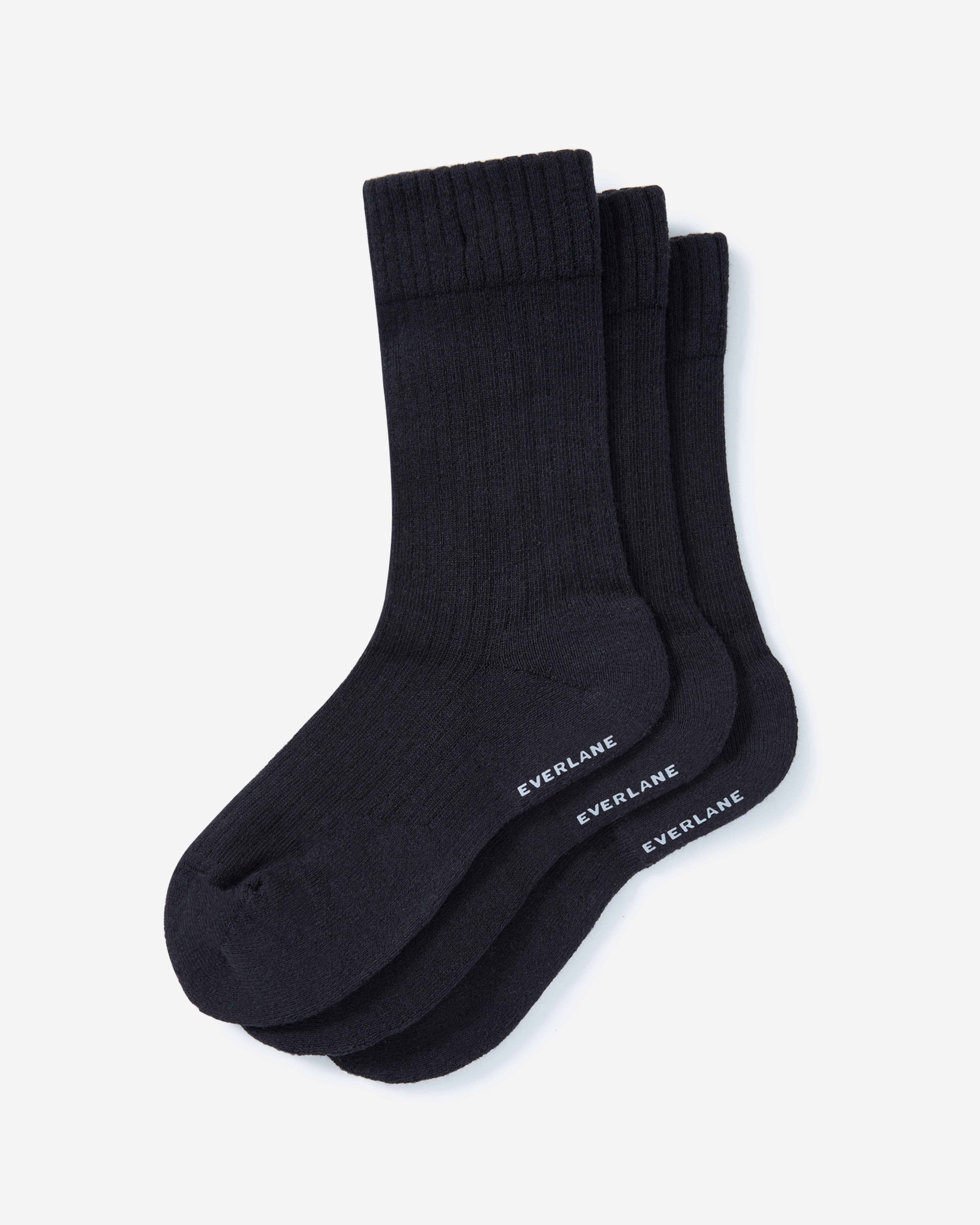 No Nonsense Silky Trouser Sock, Black - 3 pk