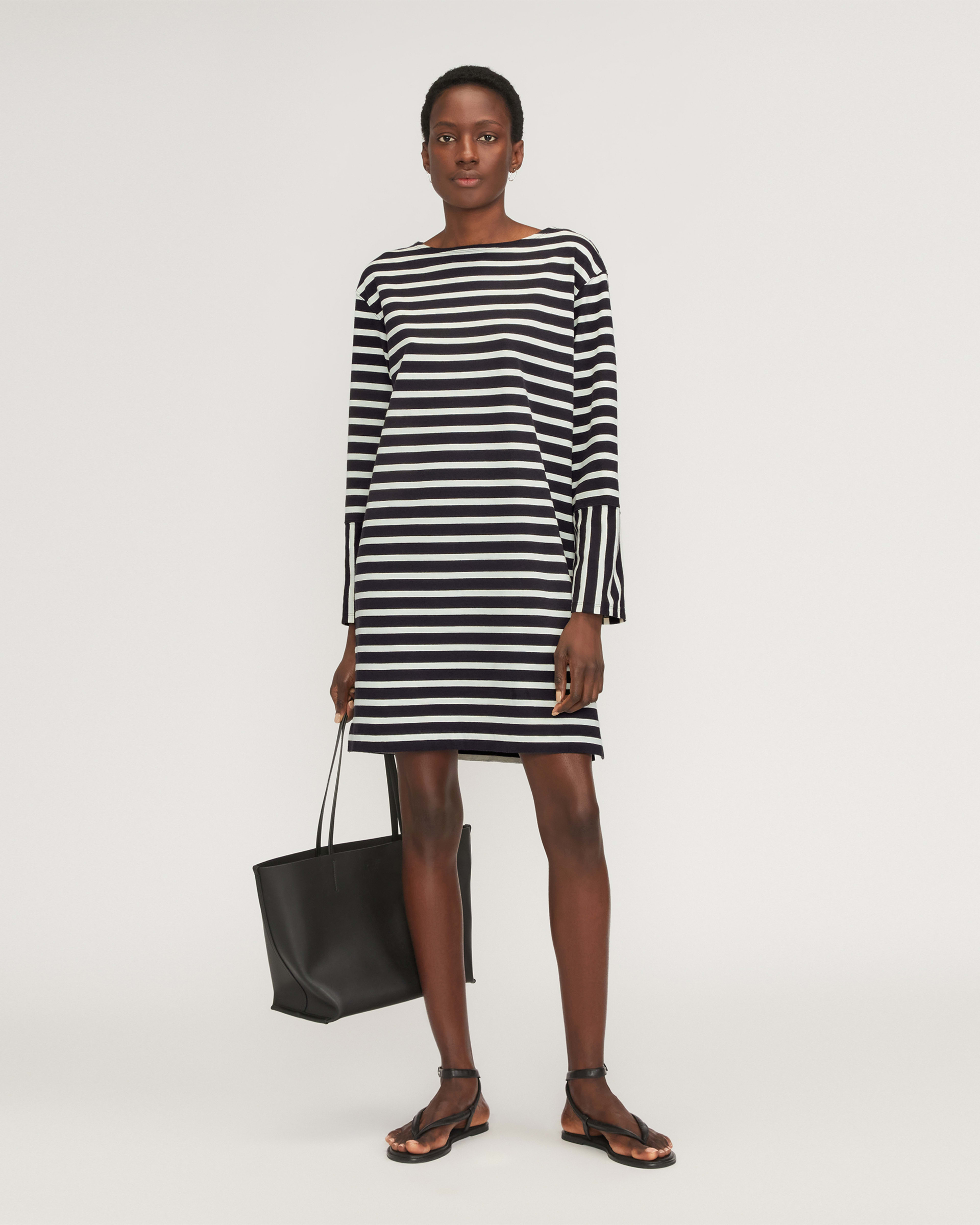 Everlane striped shirt dress top