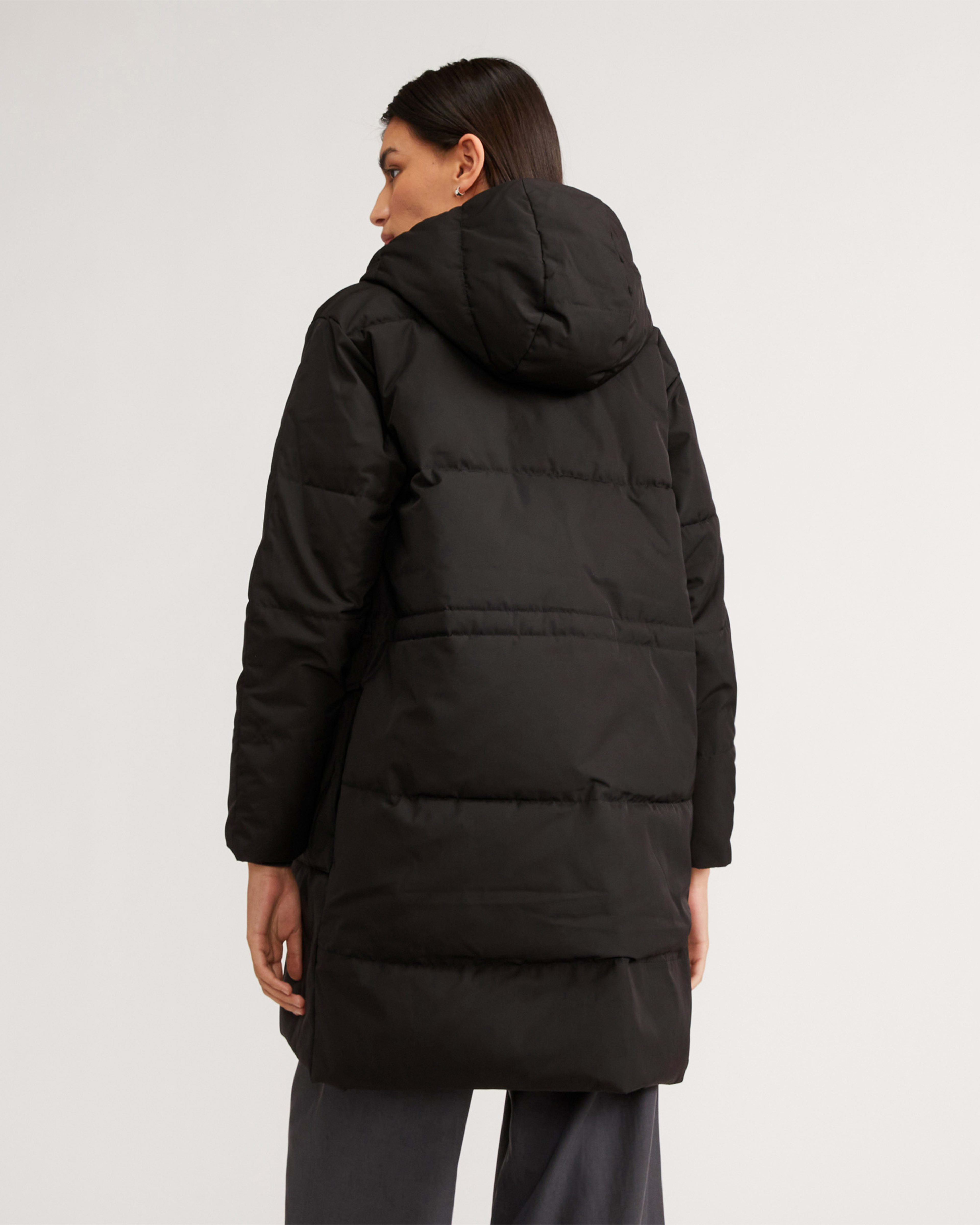 Bee New Ultra Long Puffer Black