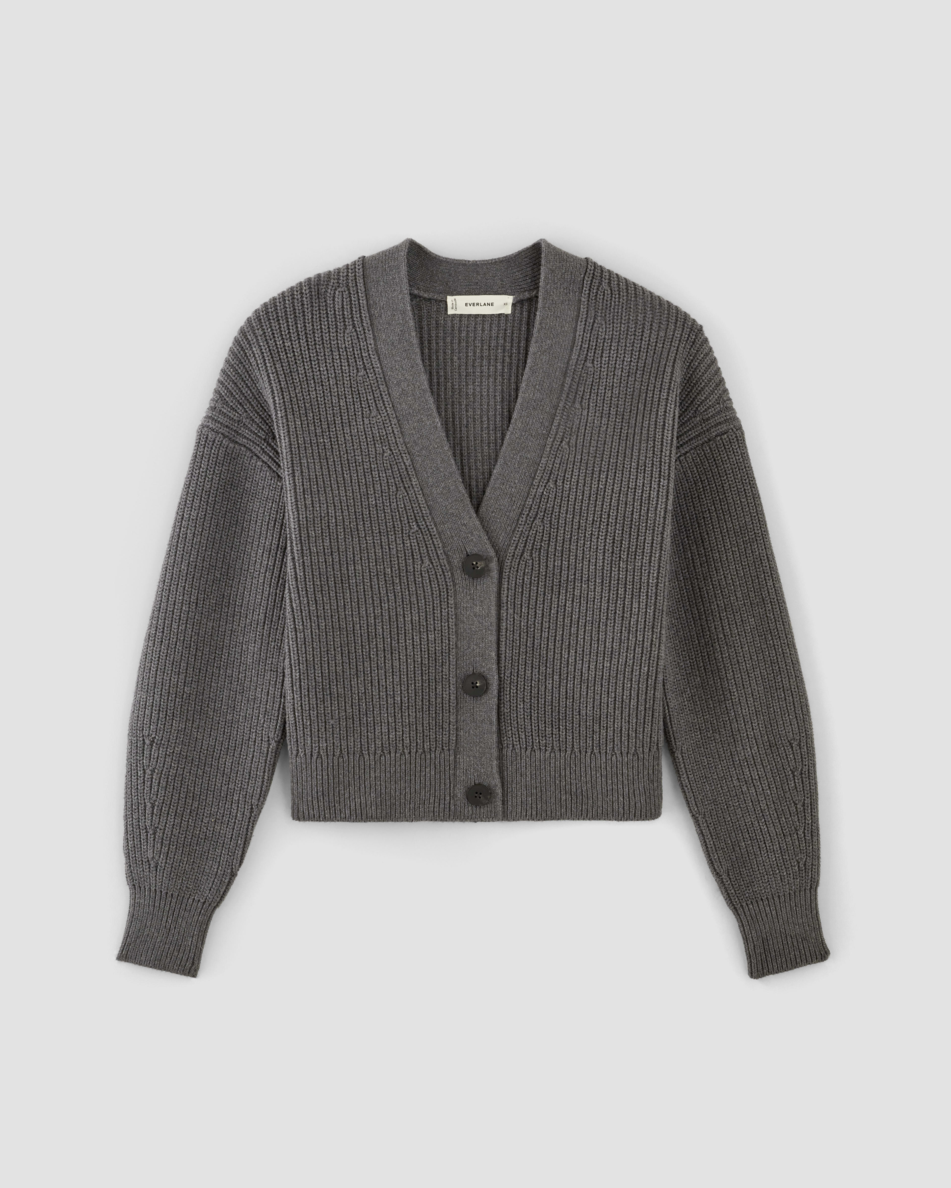 Garie Belted Cardigan – Charcoal Heather