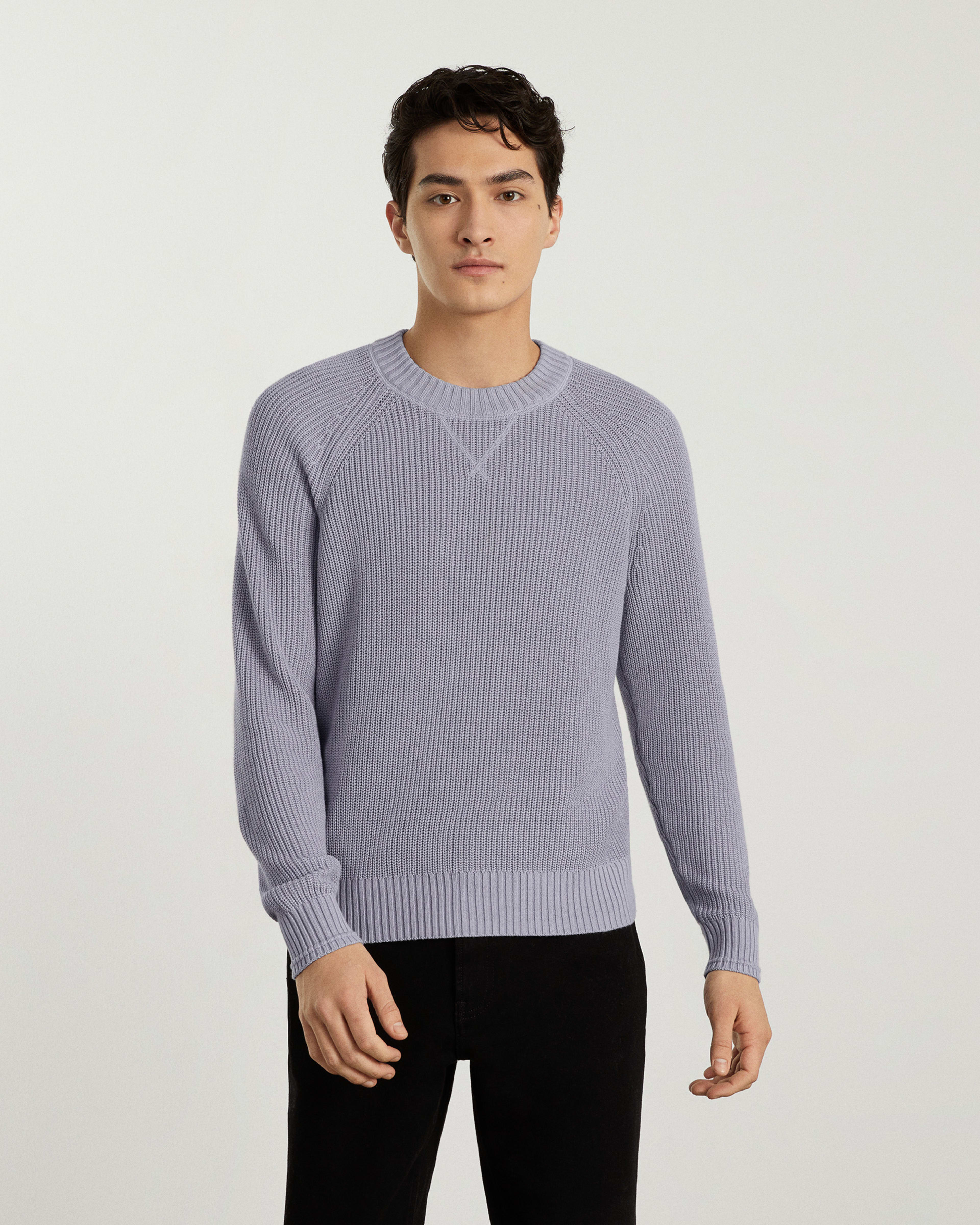 The No-Sweat Sweatshirt Lilac Grey – Everlane