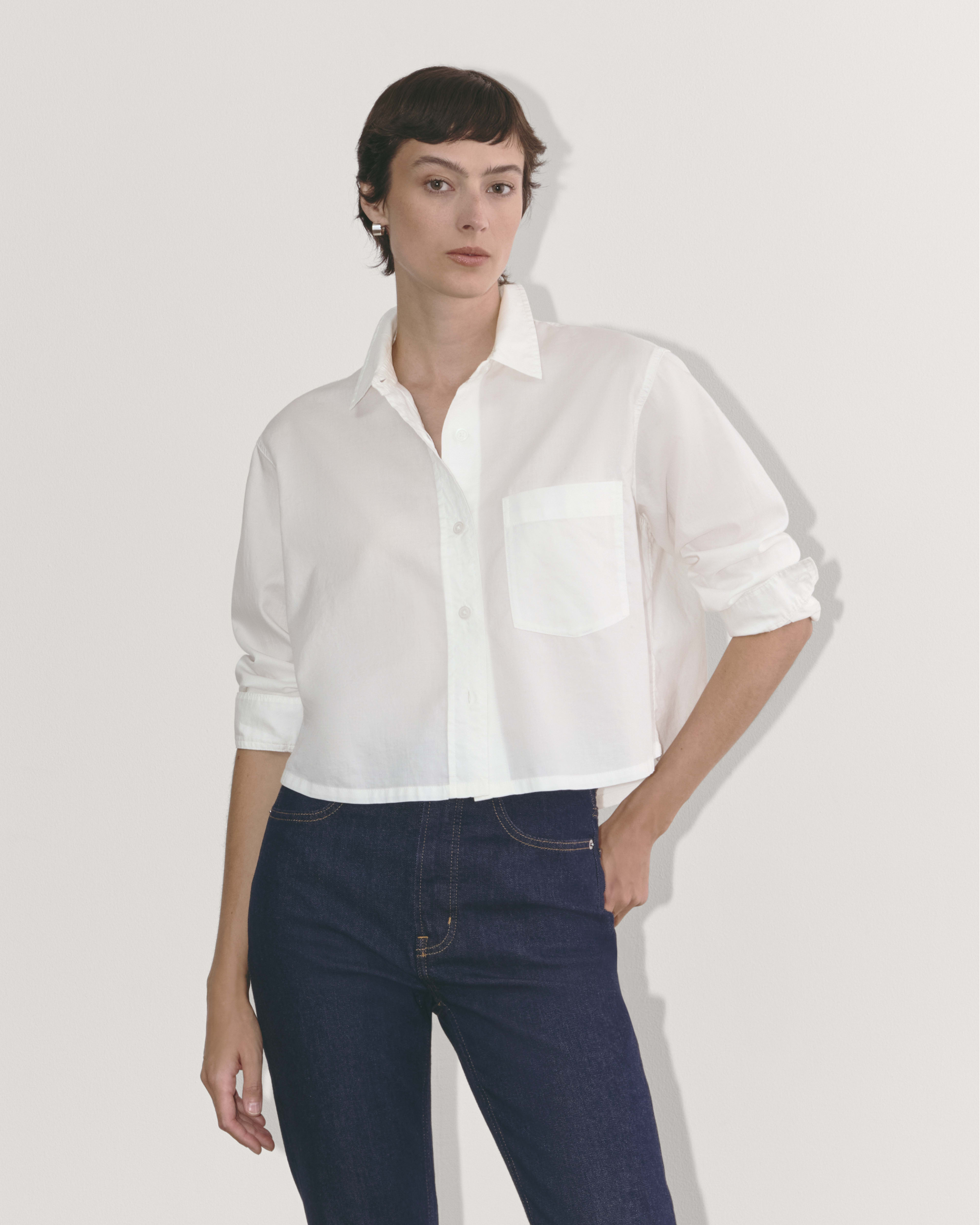 The Way-Short Shirt in Silky Cotton