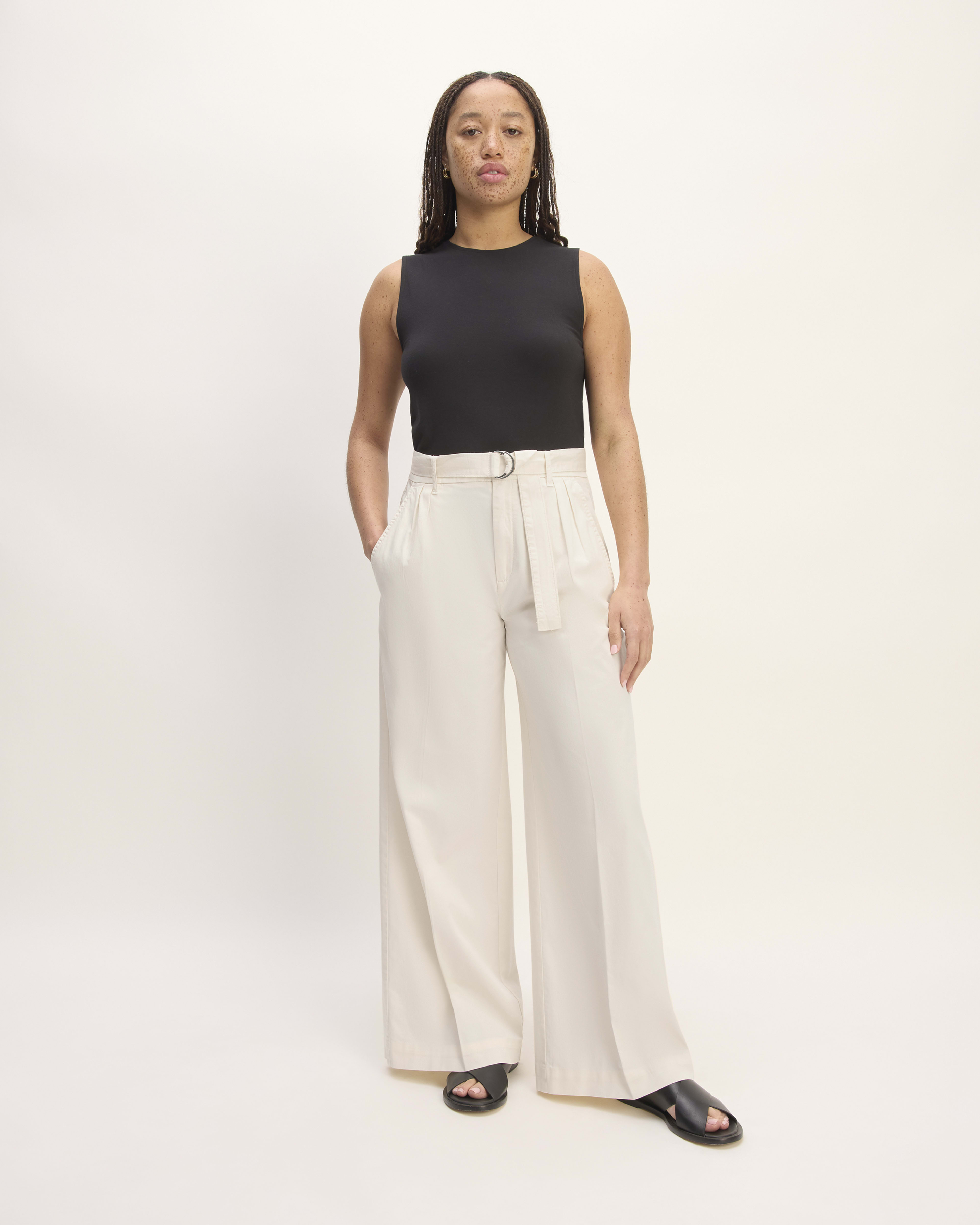 Everlane lightweight wide leg chino cheap