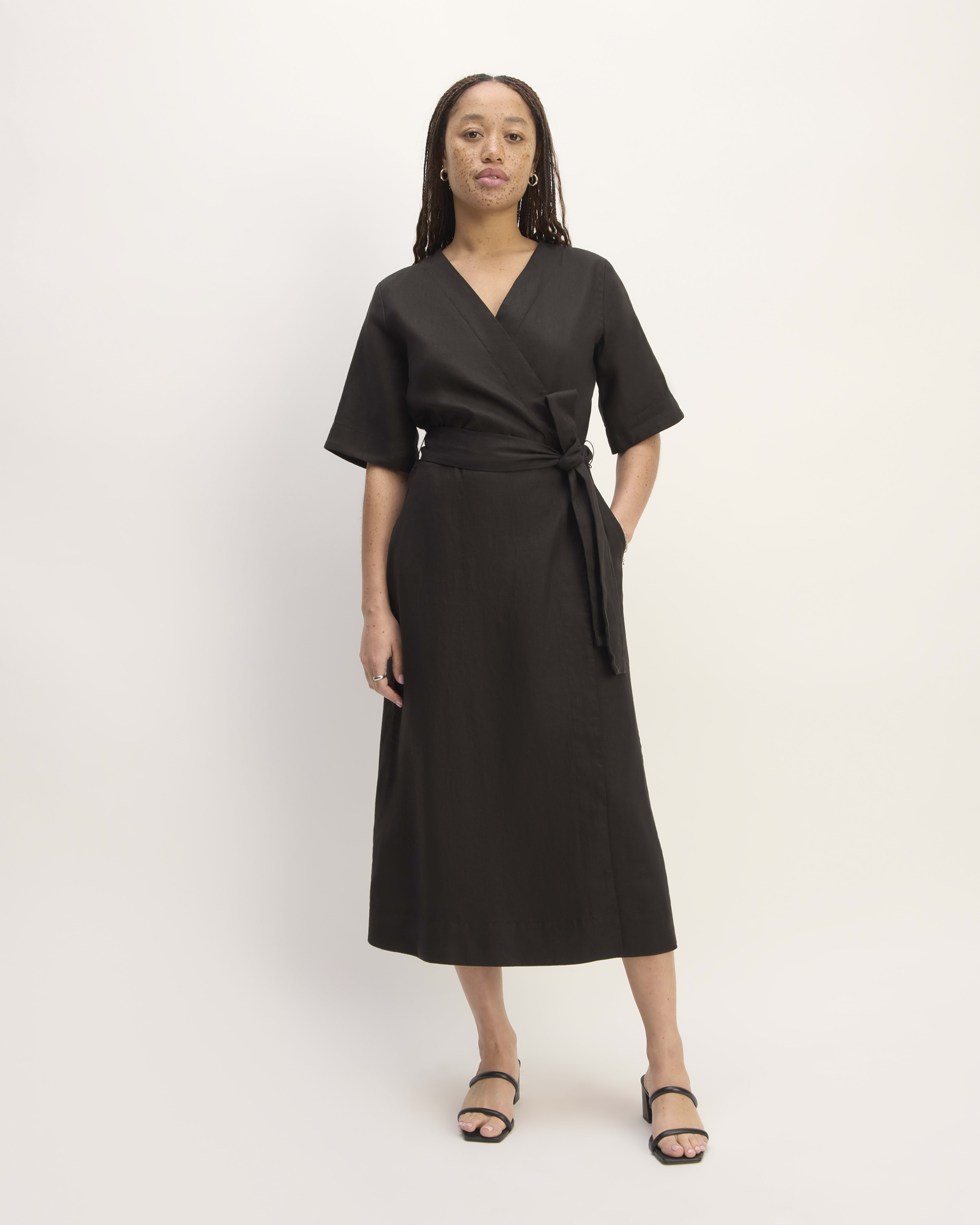 Women Black Print Casual Dress