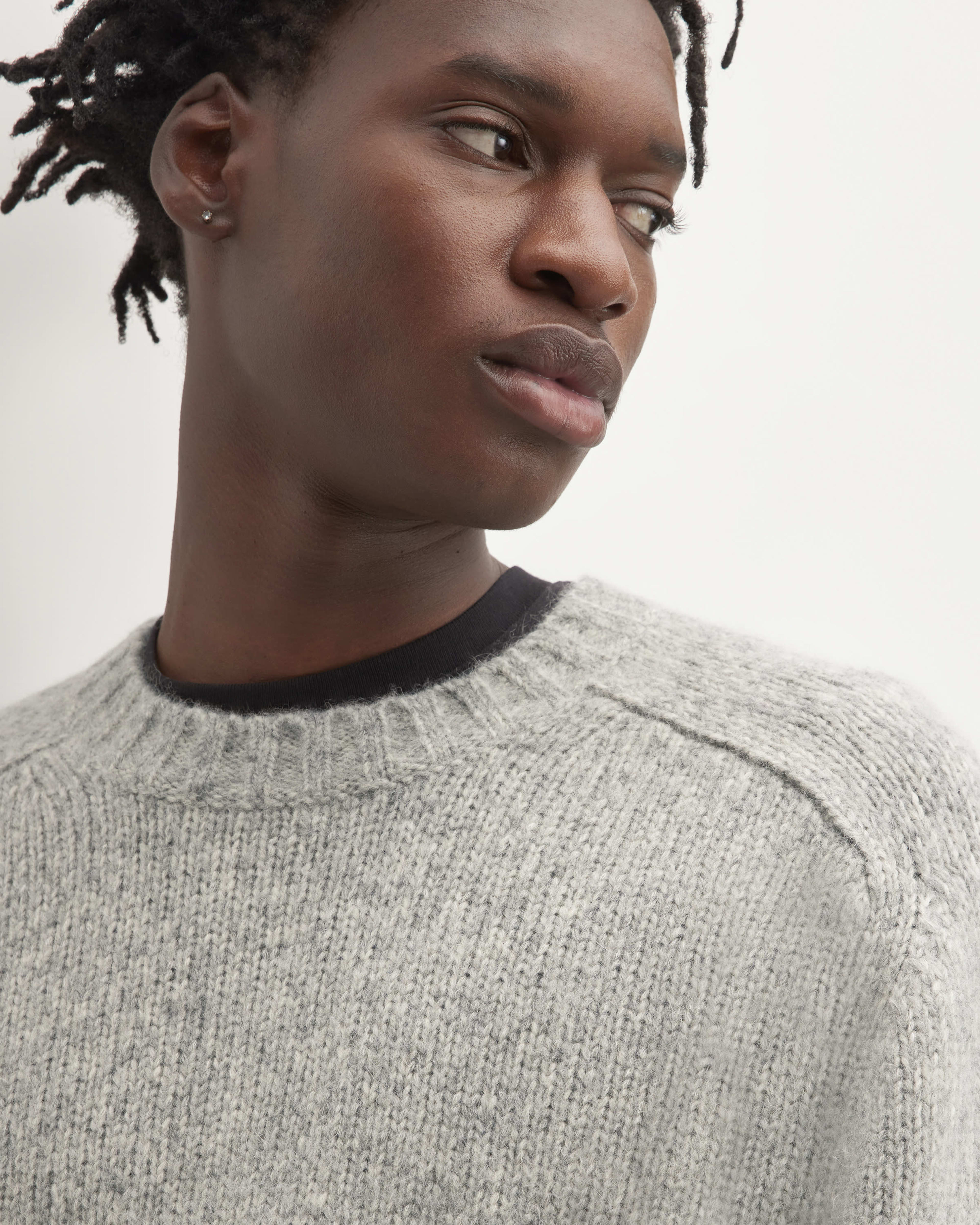 The Cloud Crewneck Sweater Heathered Grey – Everlane