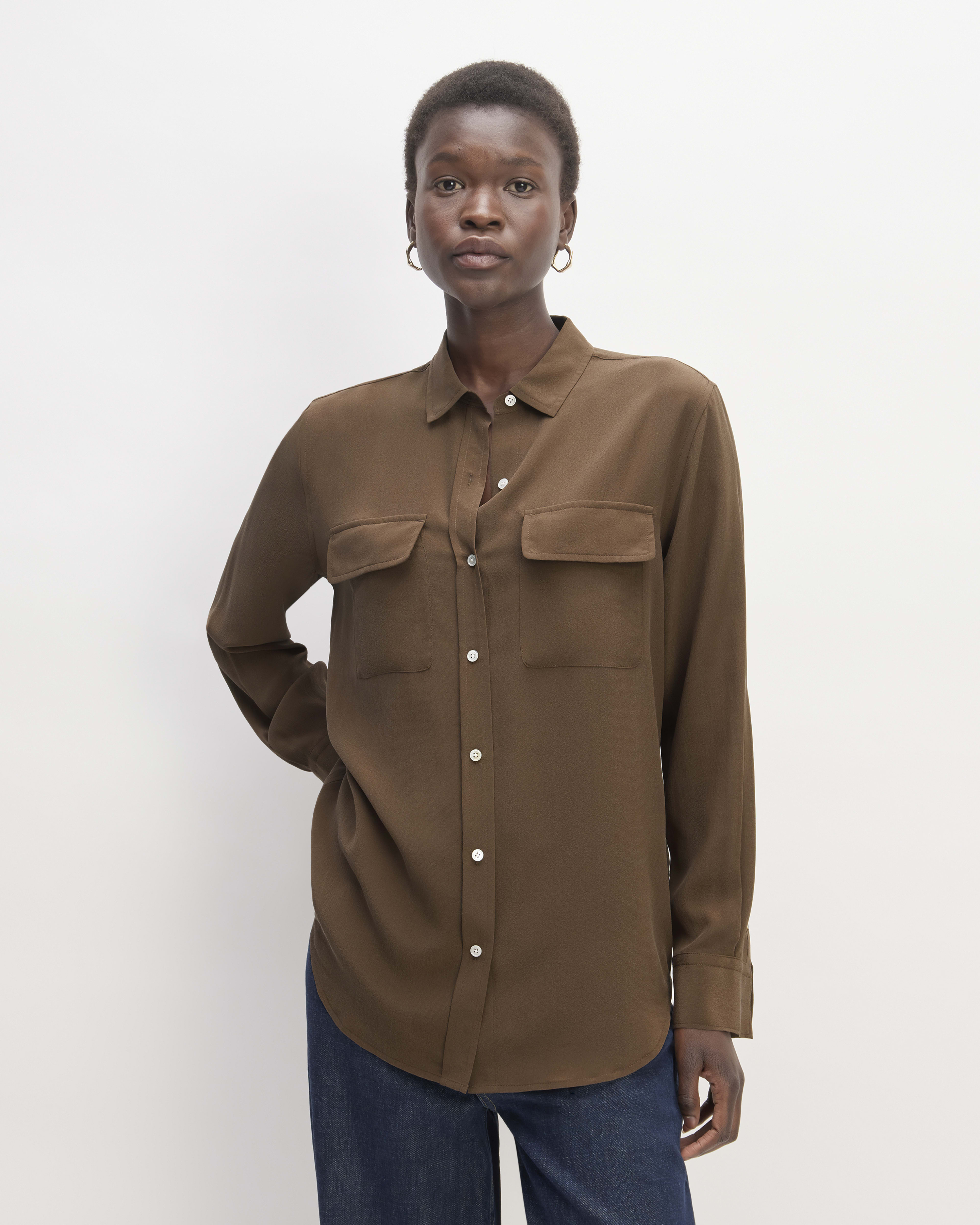 Women's Silk  Tops, Blouses & Shirts – Everlane