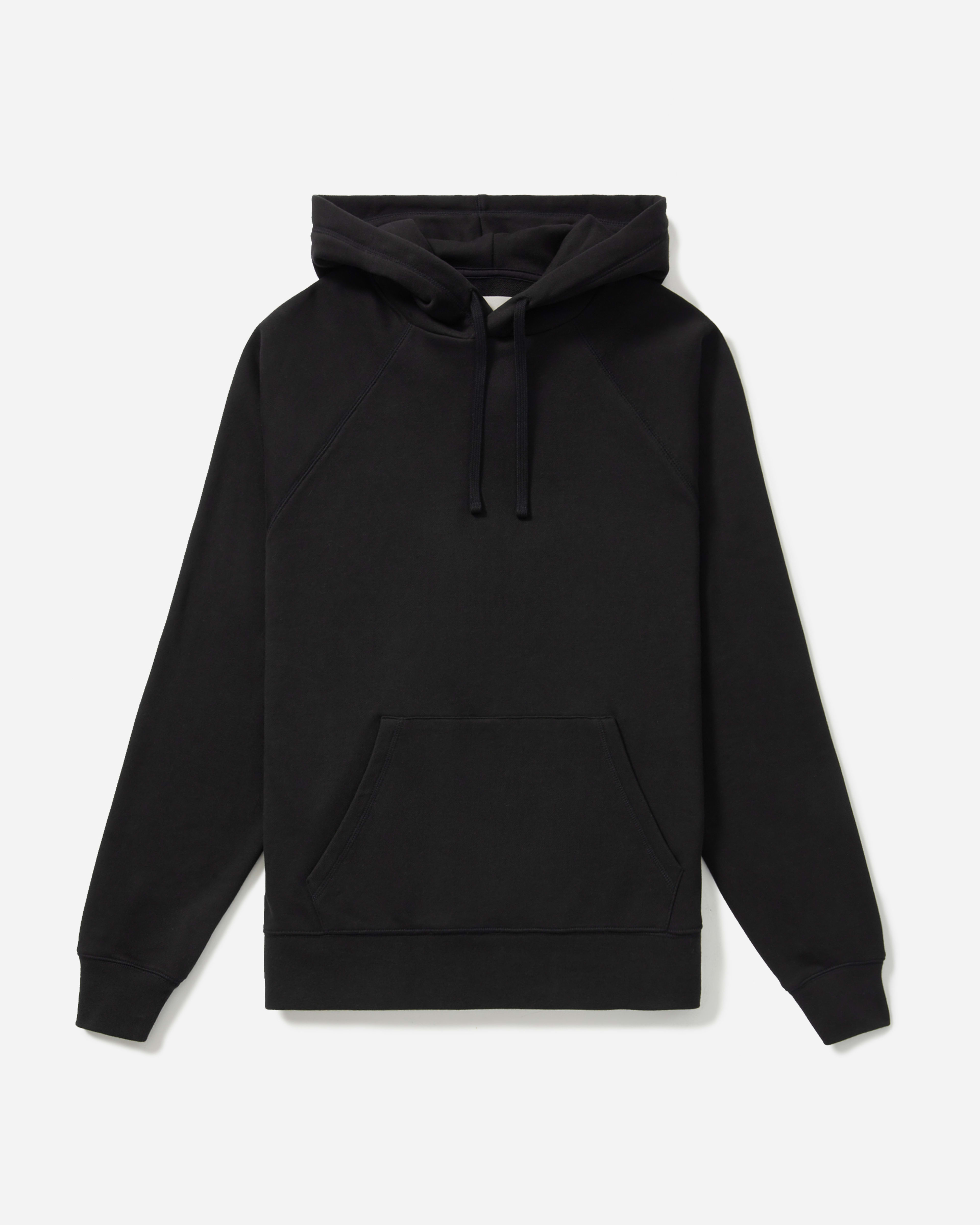 The Lightweight French Terry Hoodie Black – Everlane