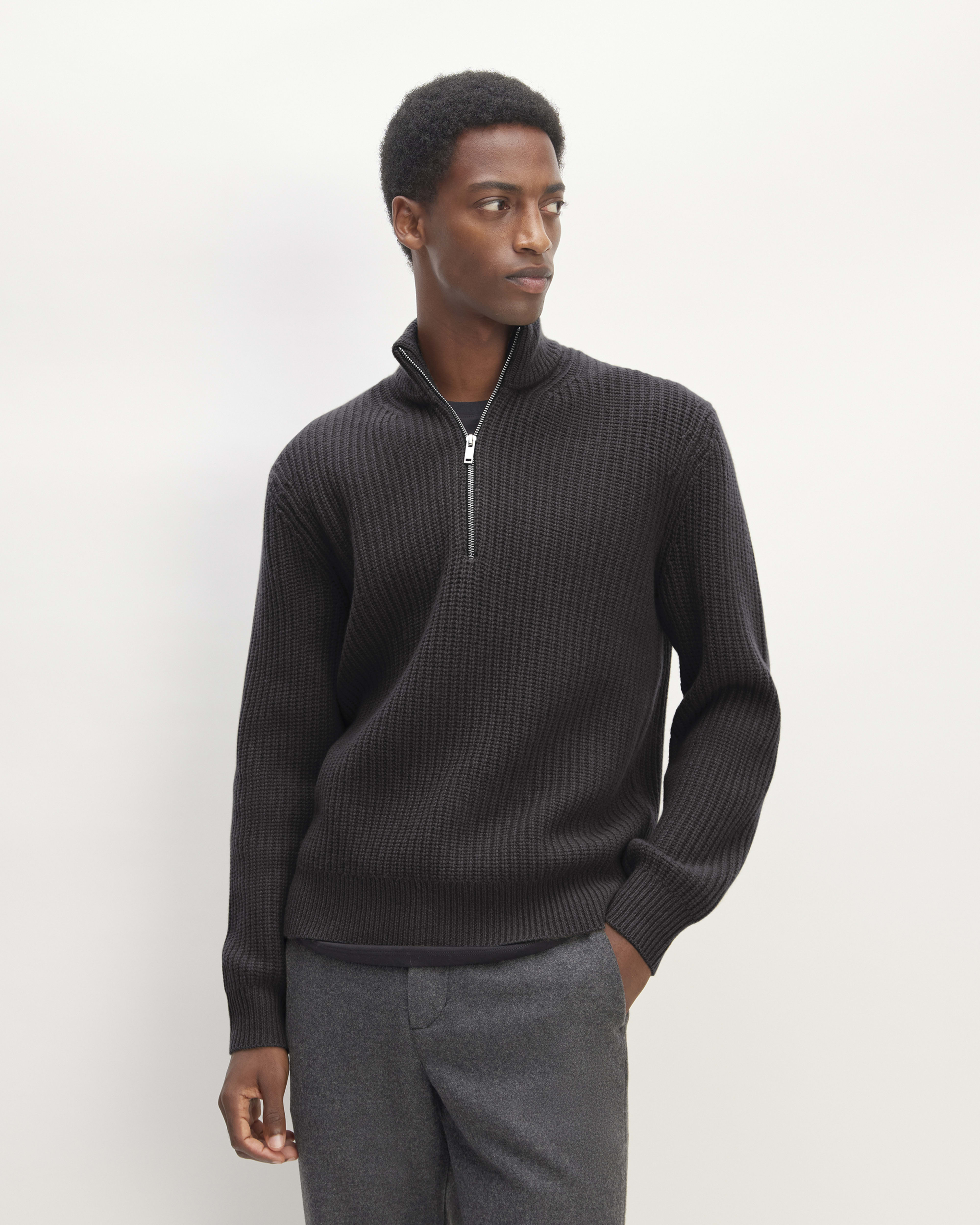 Mens merino half zip 2025