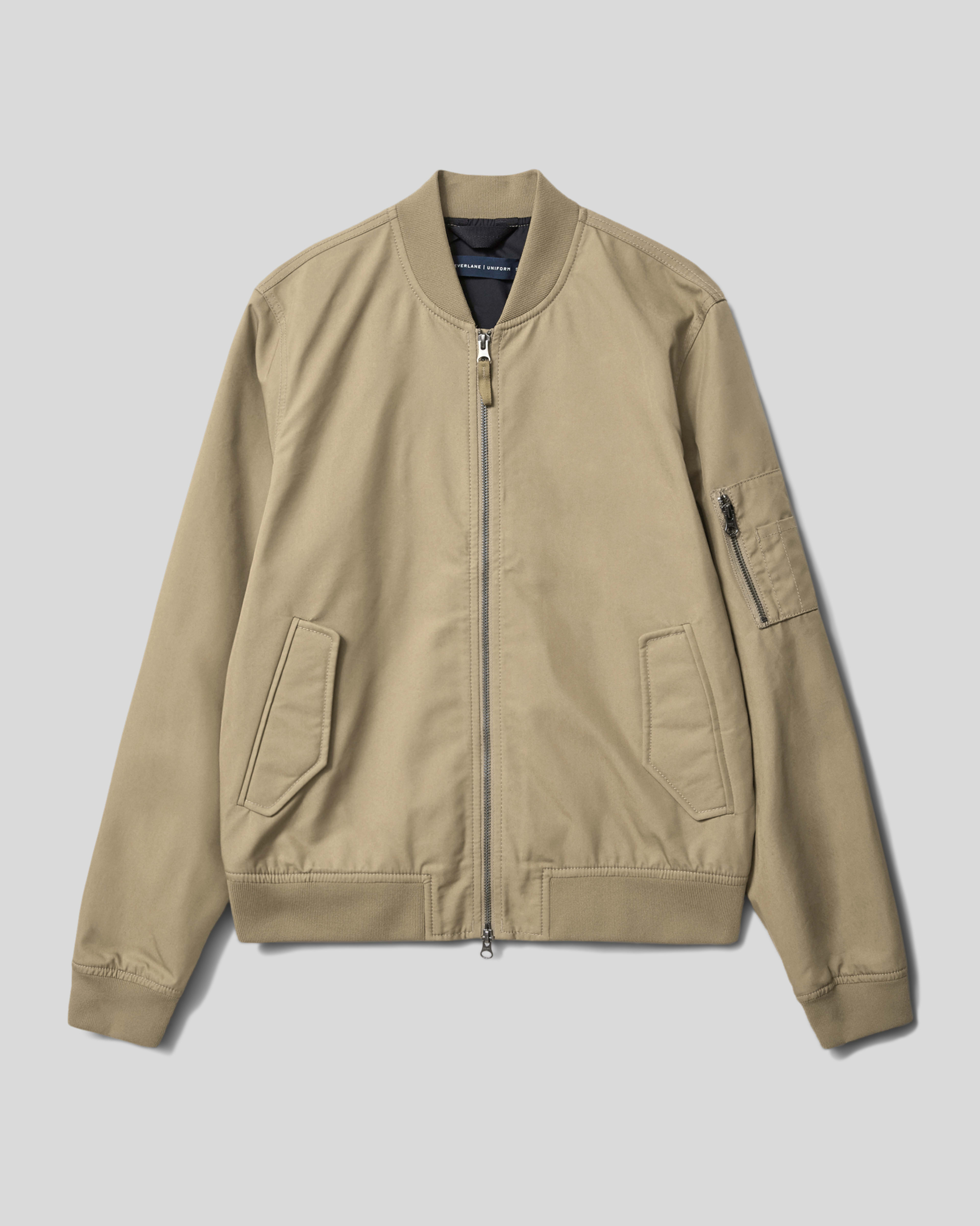 The Bomber Jacket Uniform Trench Coat Khaki Everlane