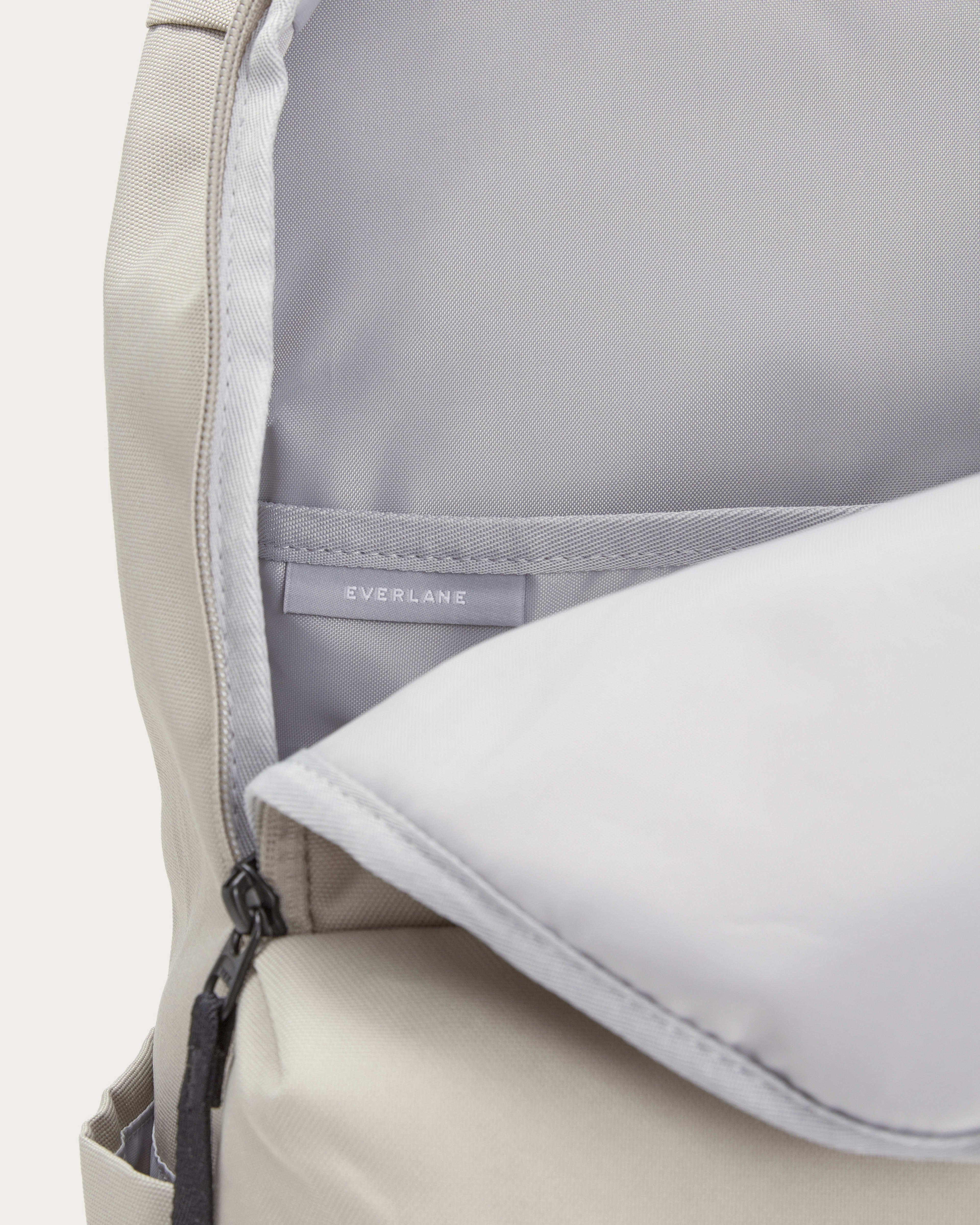 The ReNew Transit Backpack Warm Quartz Everlane