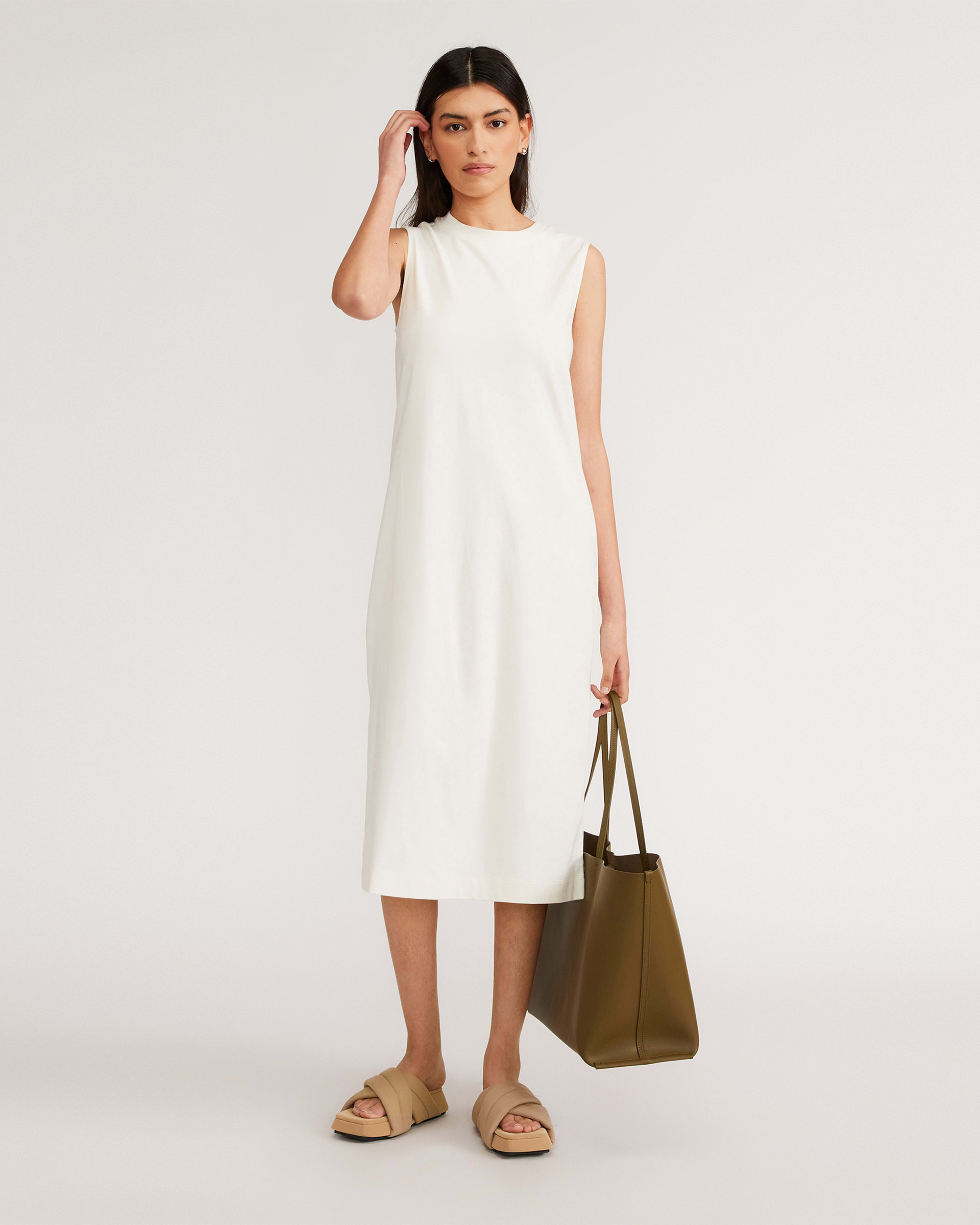 The Weekend Tank Dress Canvas Everlane