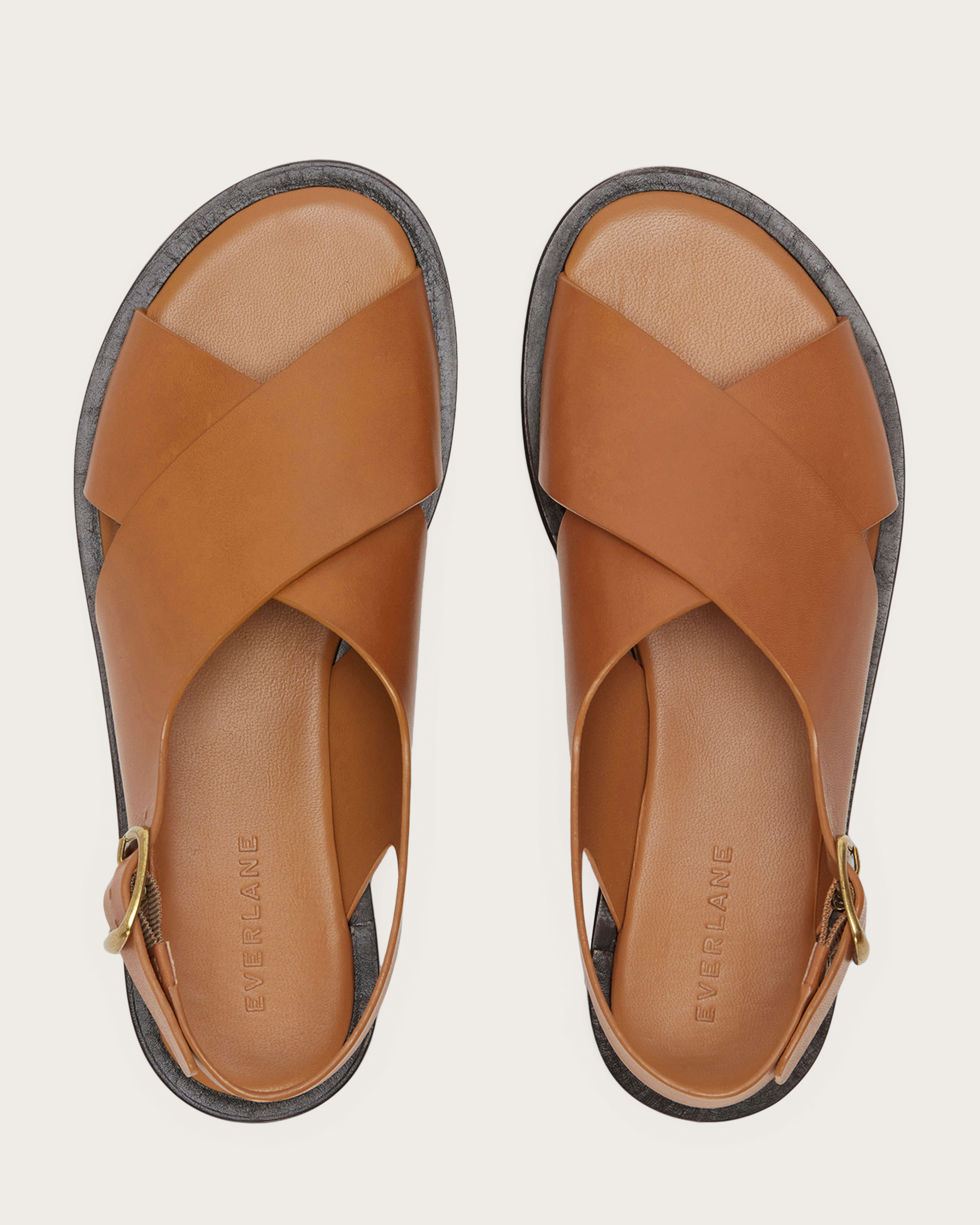 The City Crossover Sandal Desert Tan Everlane