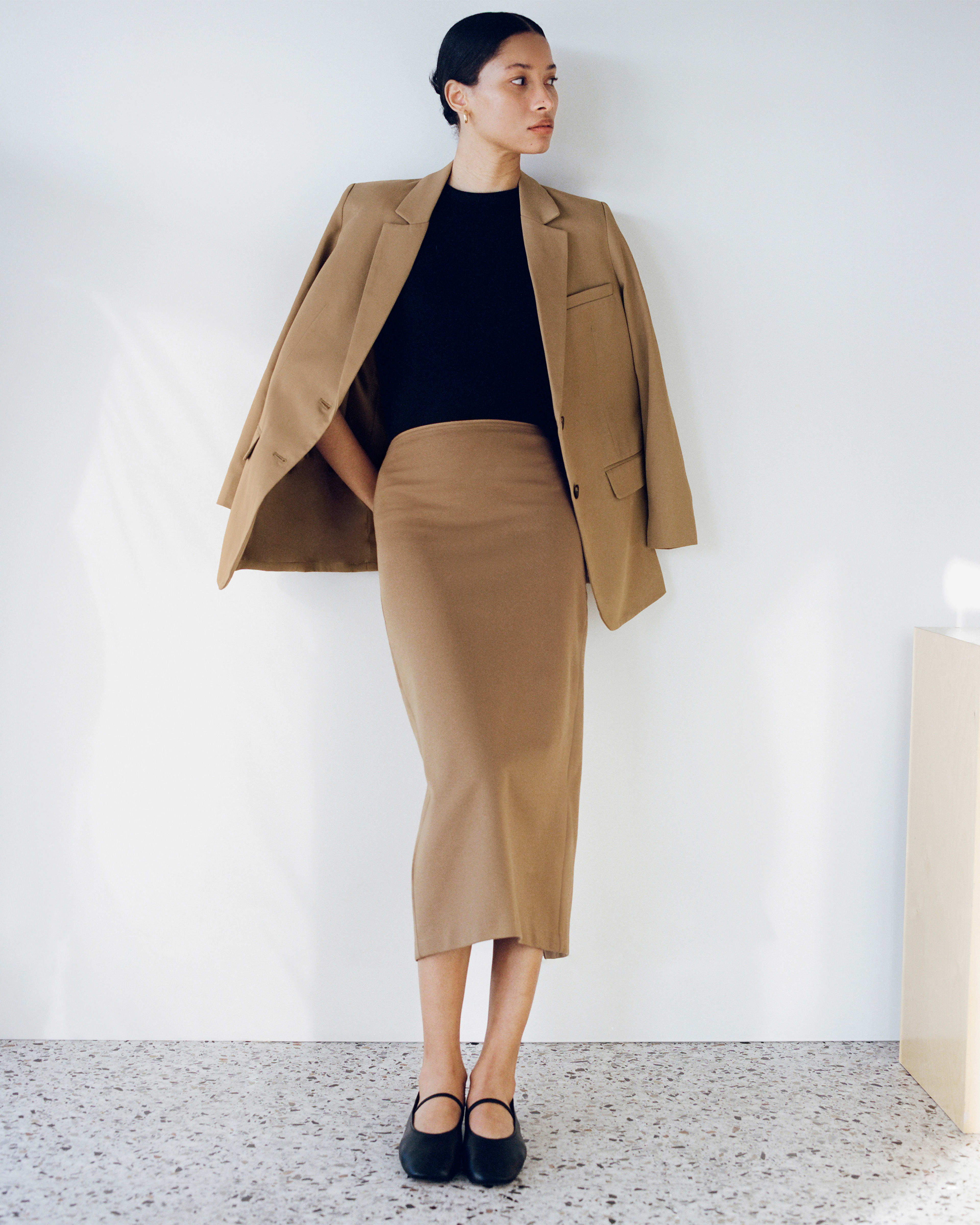 The Oversized Blazer in Buttersmooth Ash Brown Everlane