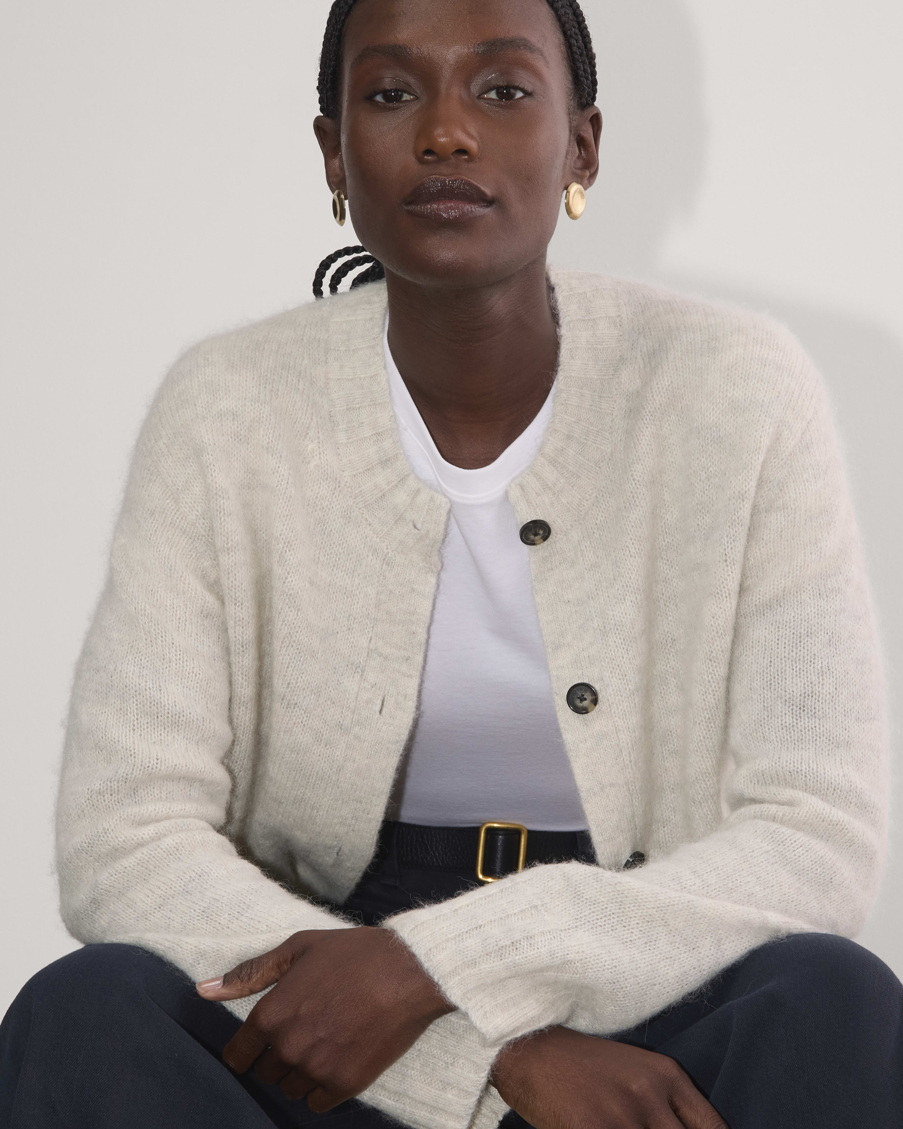 Everlane chunky wool cardigan new arrivals