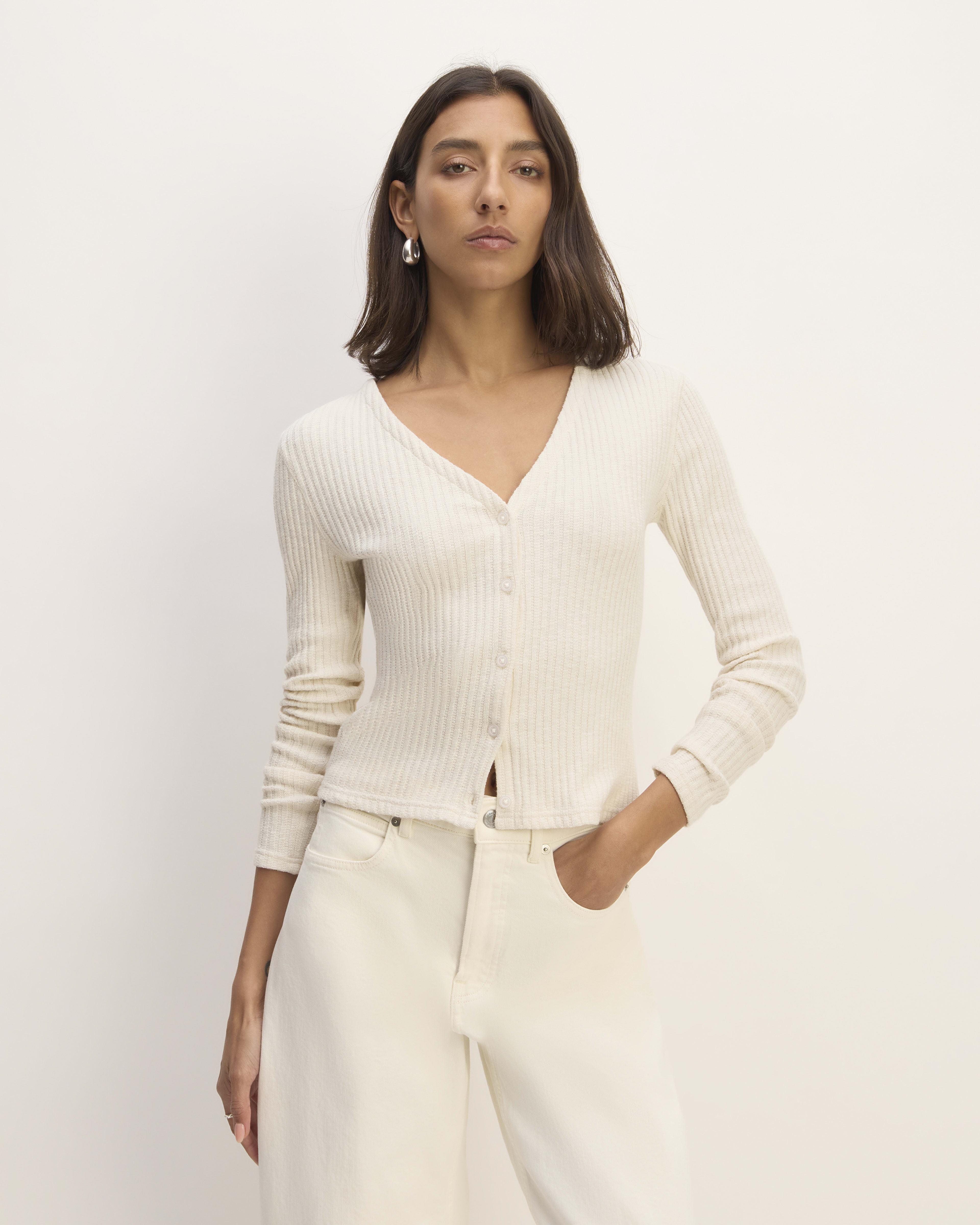 Soft cotton cardigan outlet