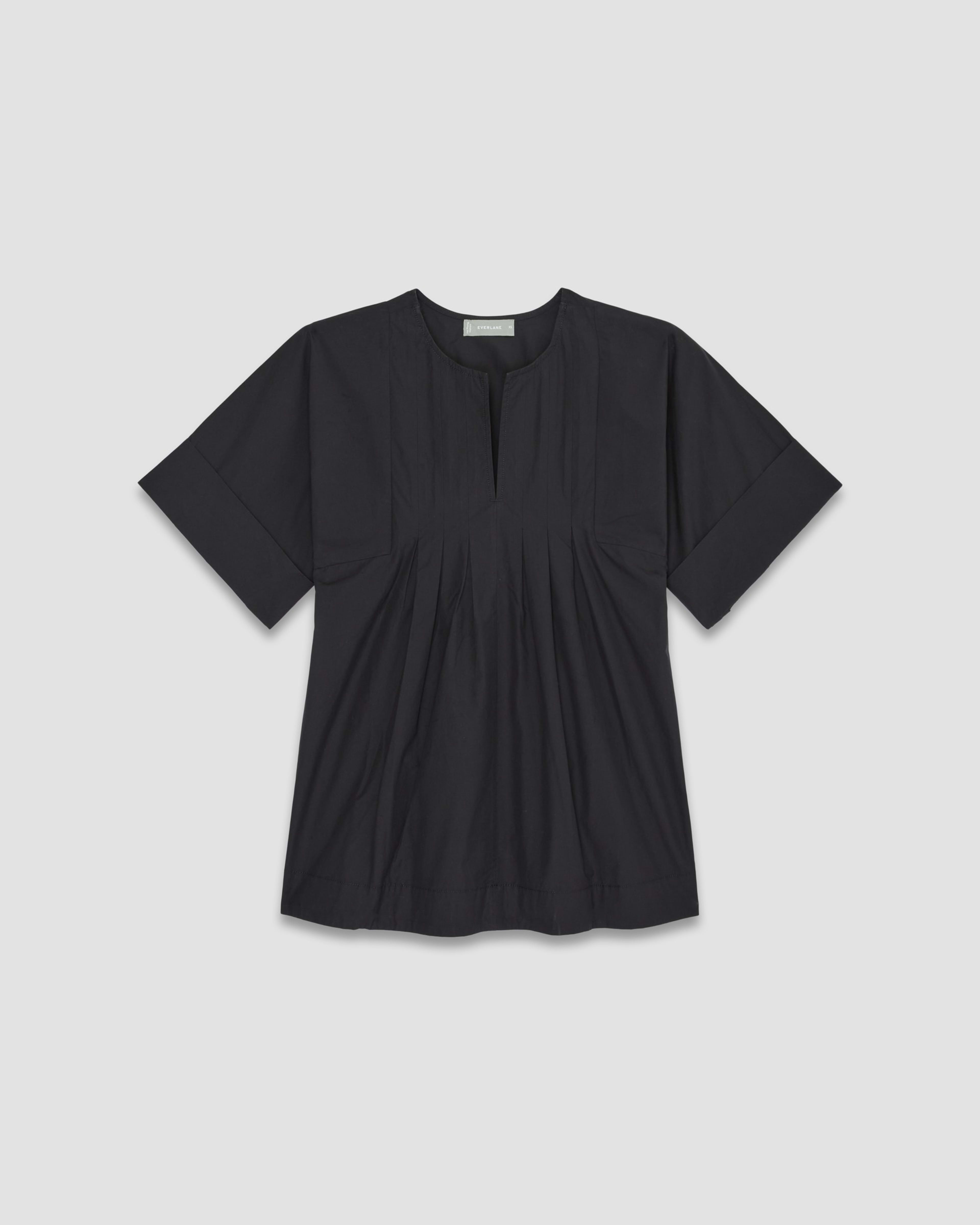 The Poplin Tunic Black – Everlane