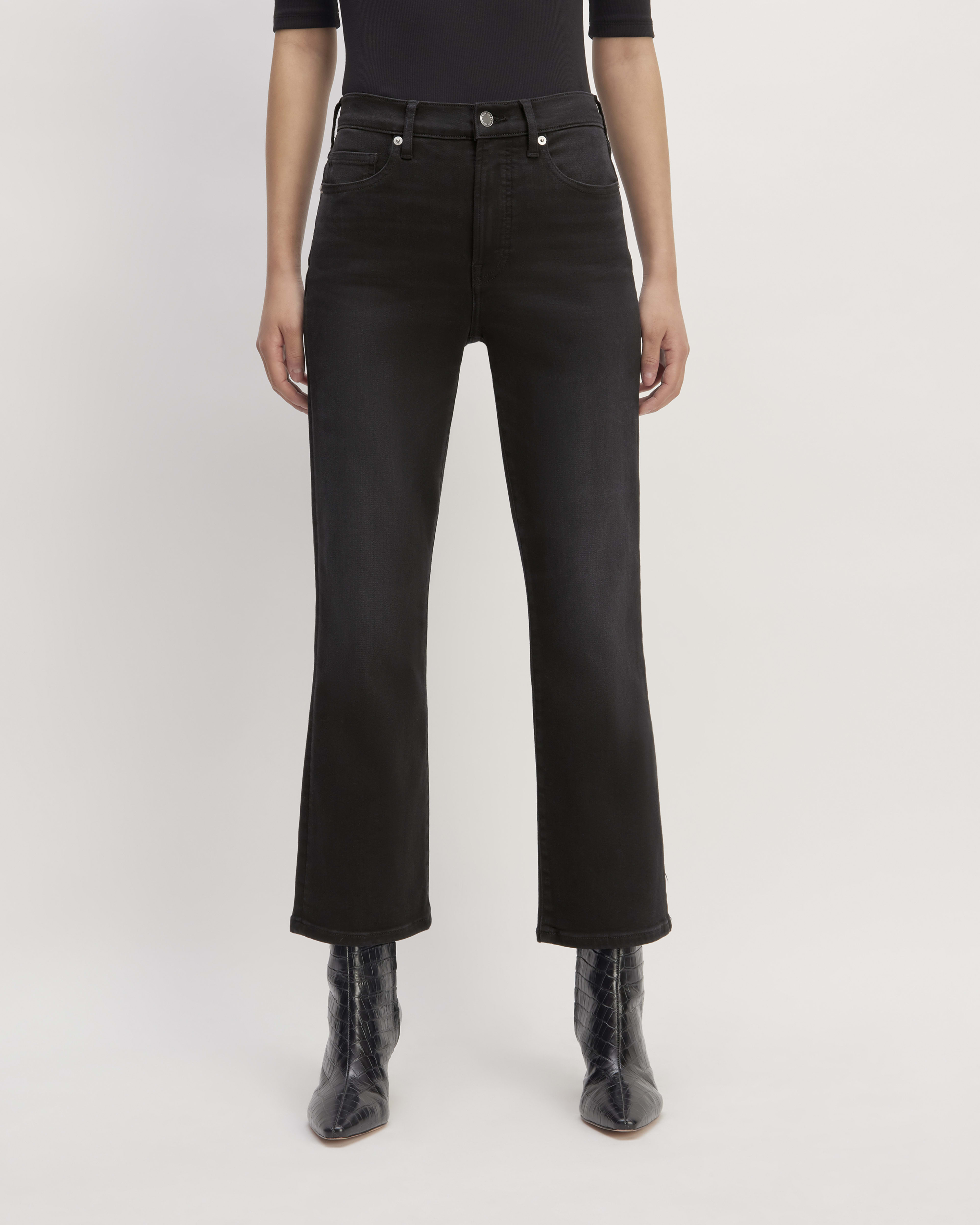 The Kick Bootcut Jean Faded Black Everlane